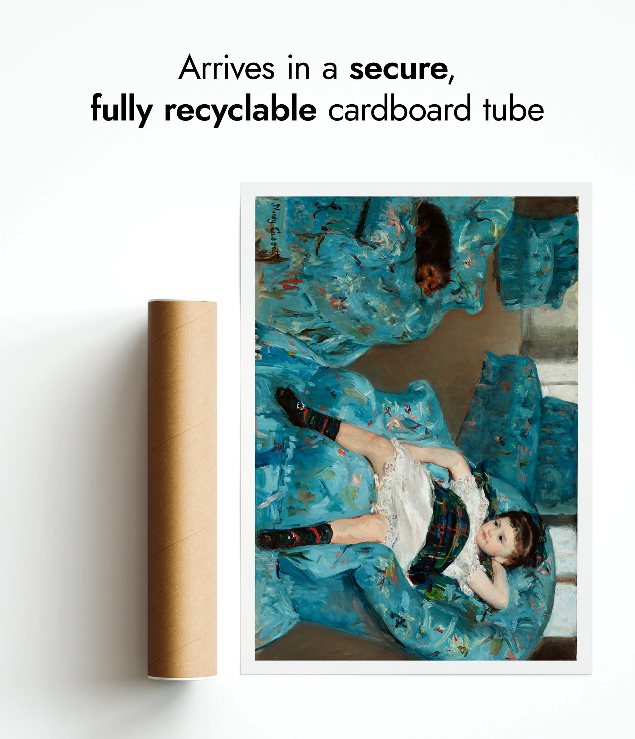 Little Girl in a Blue Armchair - Image 9