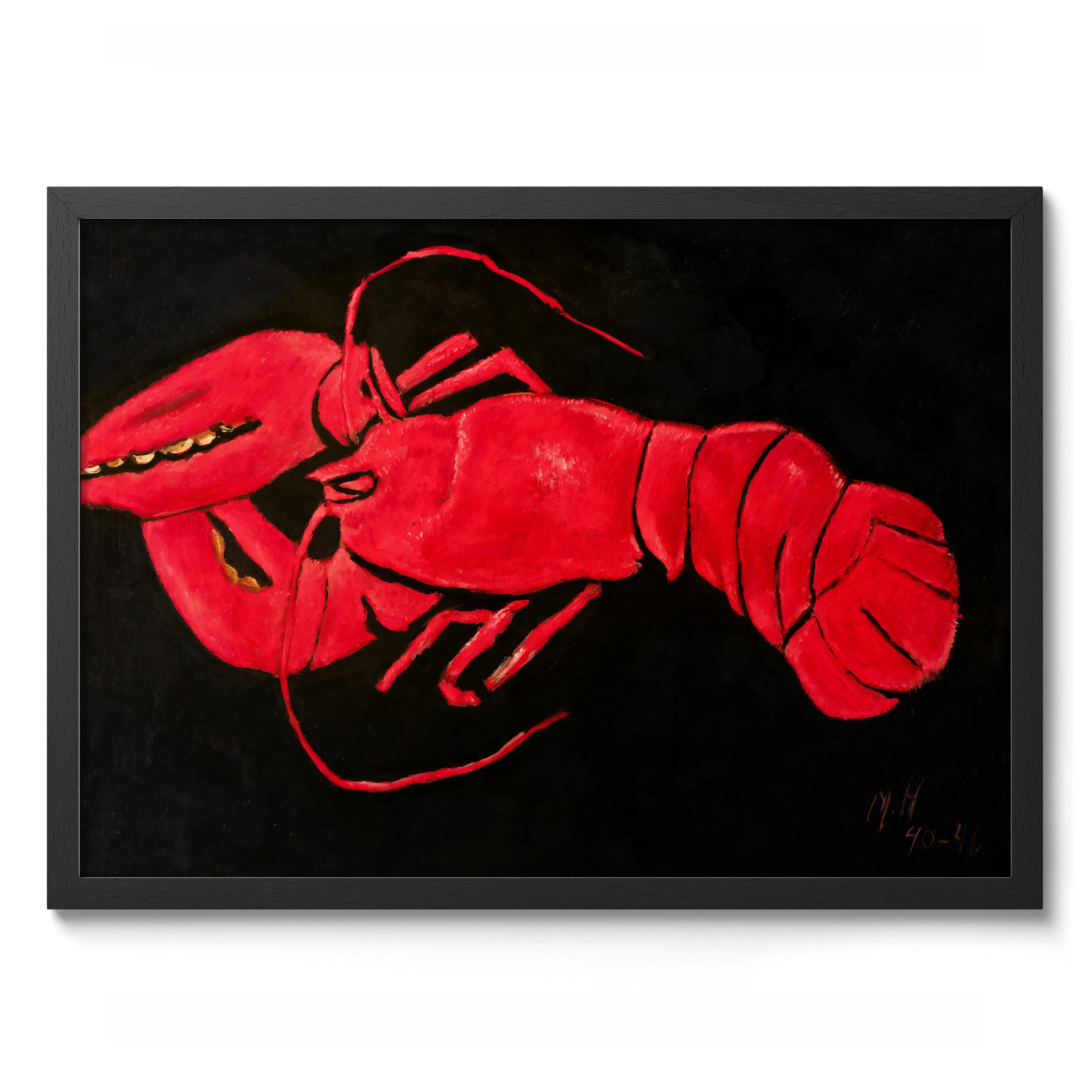 Lobster on Black Background - Image 2
