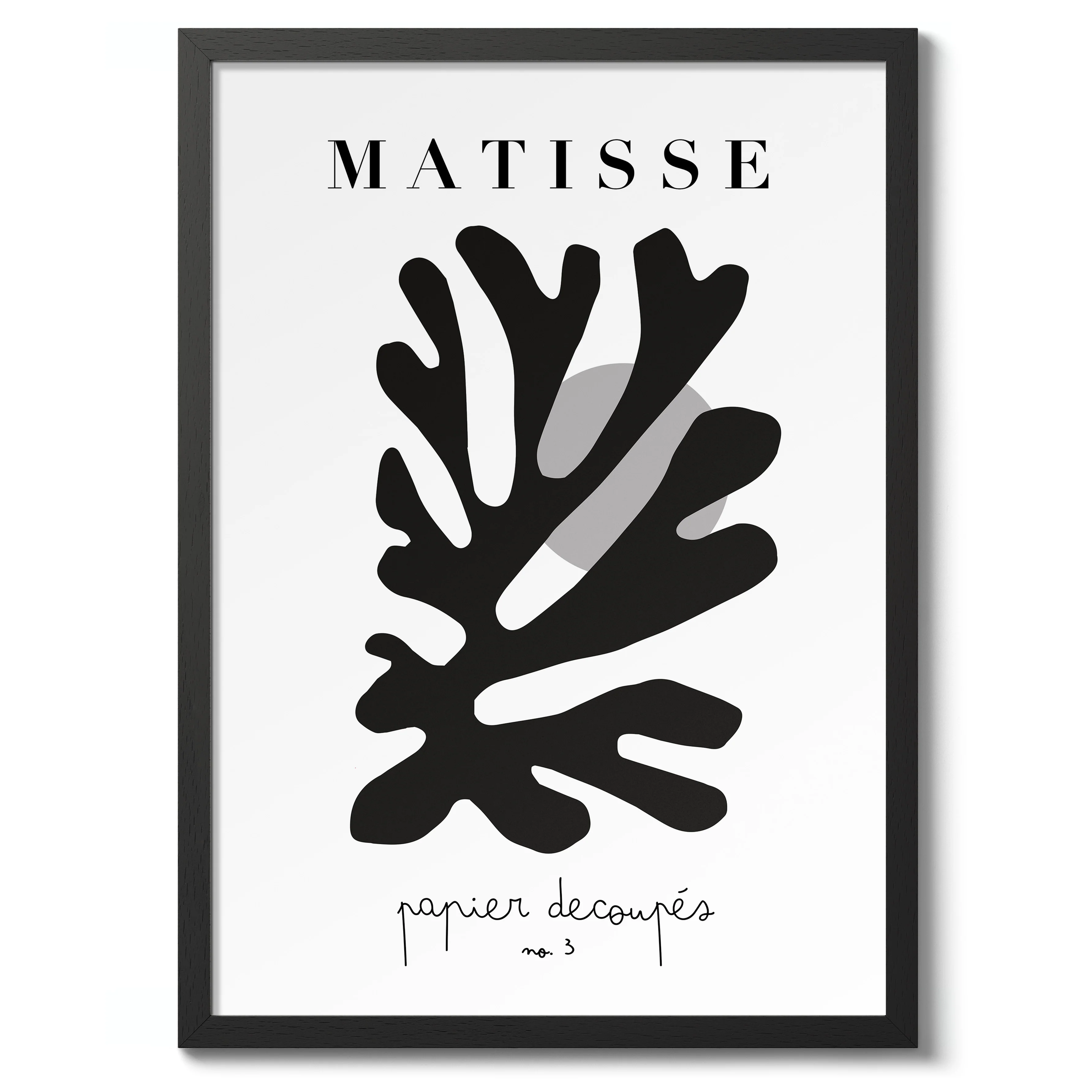 Matisse Cutouts No. 3 B&W - Image 2