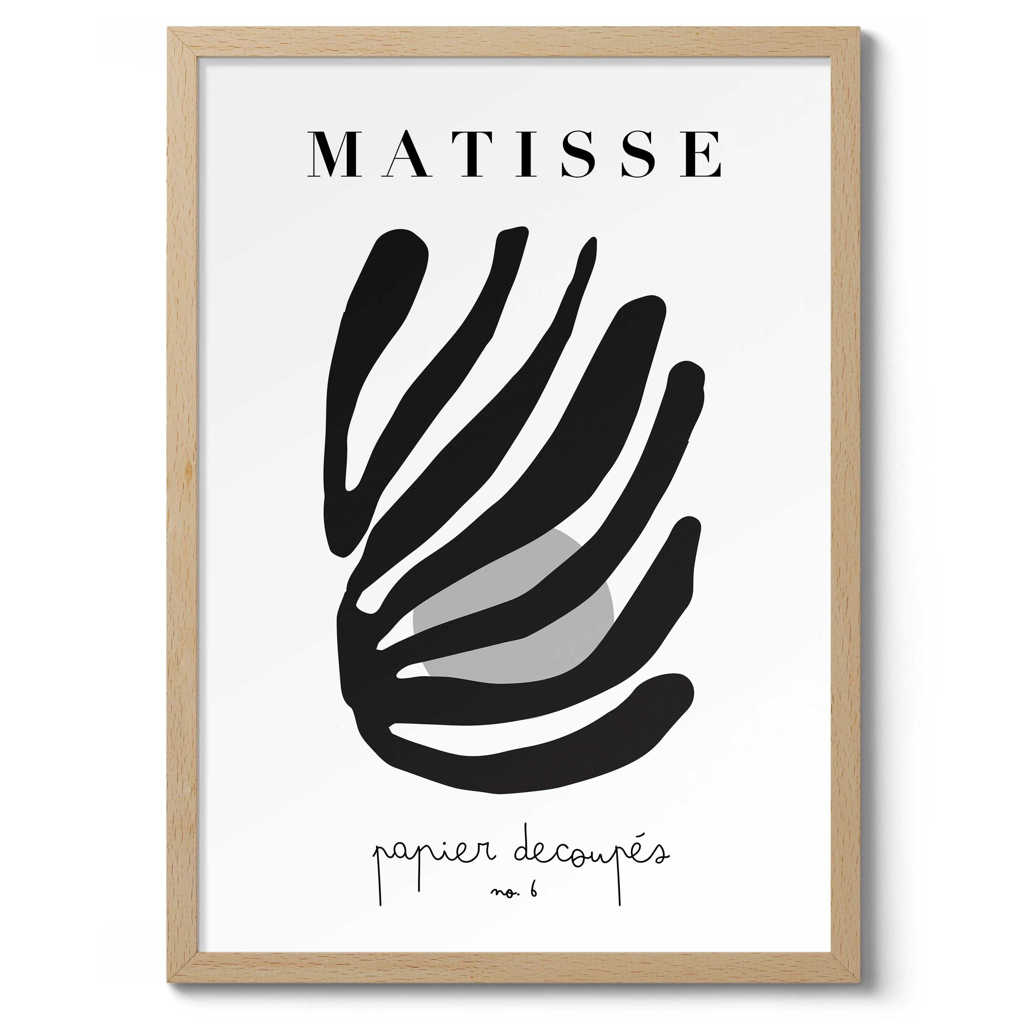 Matisse Cutouts No. 6 B&W - Image 3