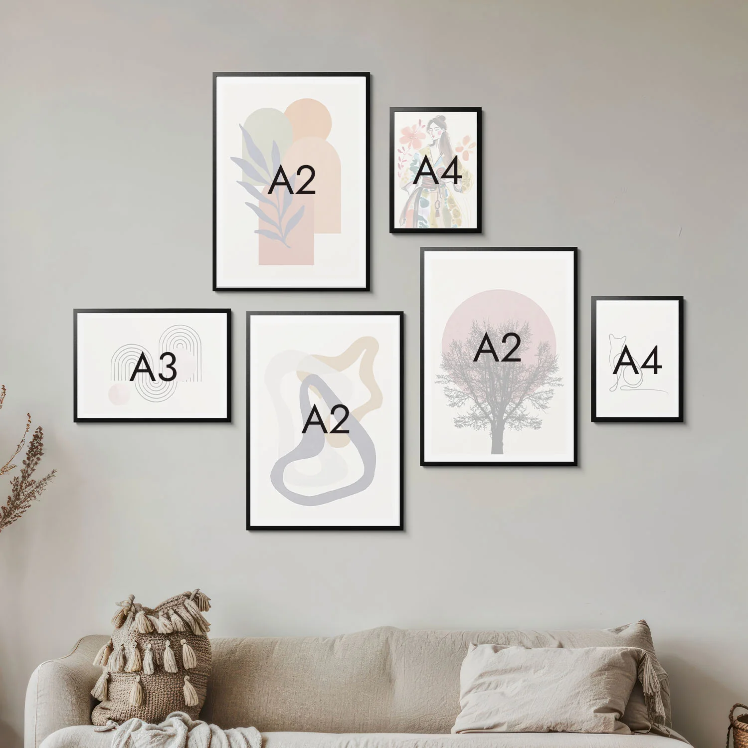 Minimalist Boho Gallery Wall - Image 2