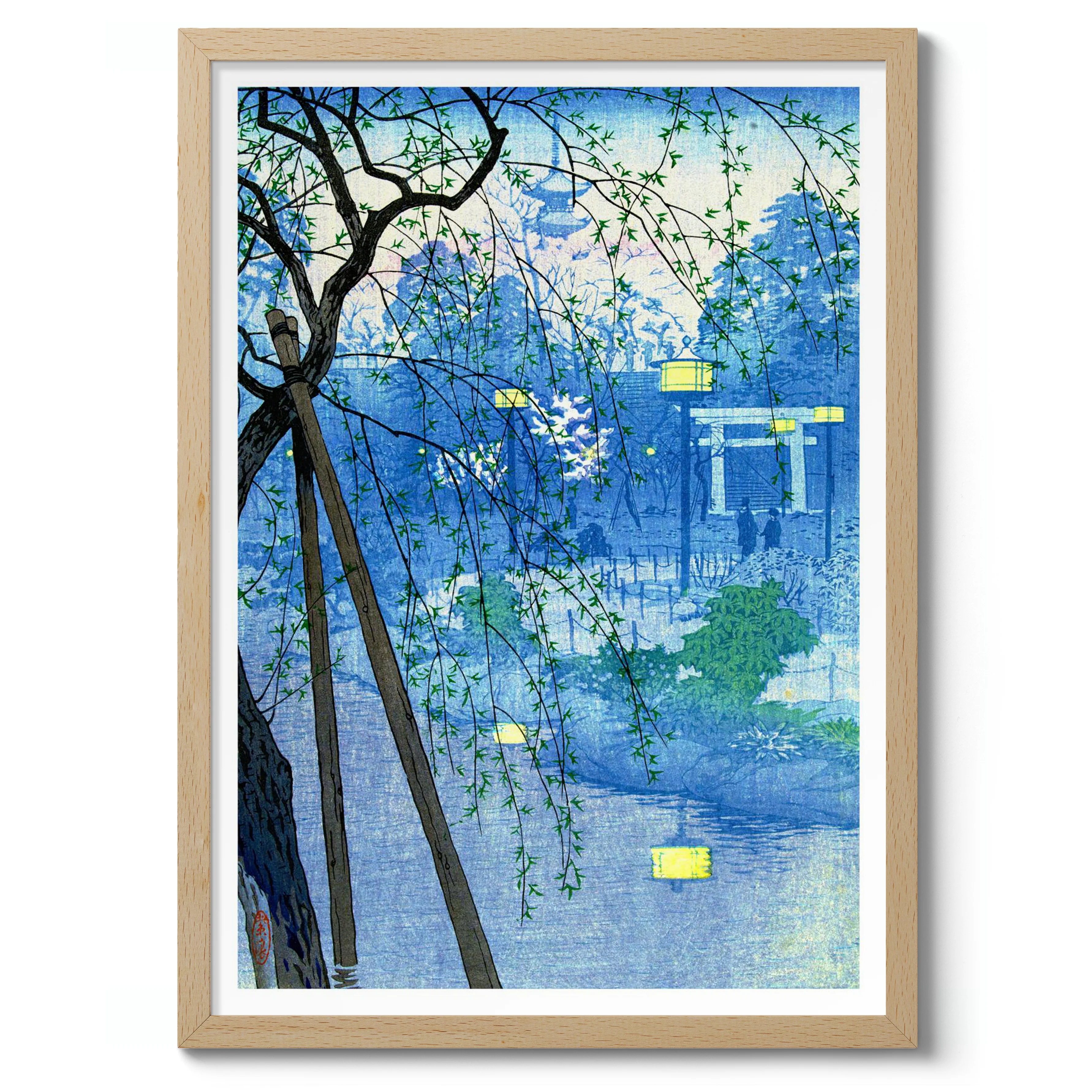 Misty Evening at Shinobazu Pond, Tokyo - Image 3