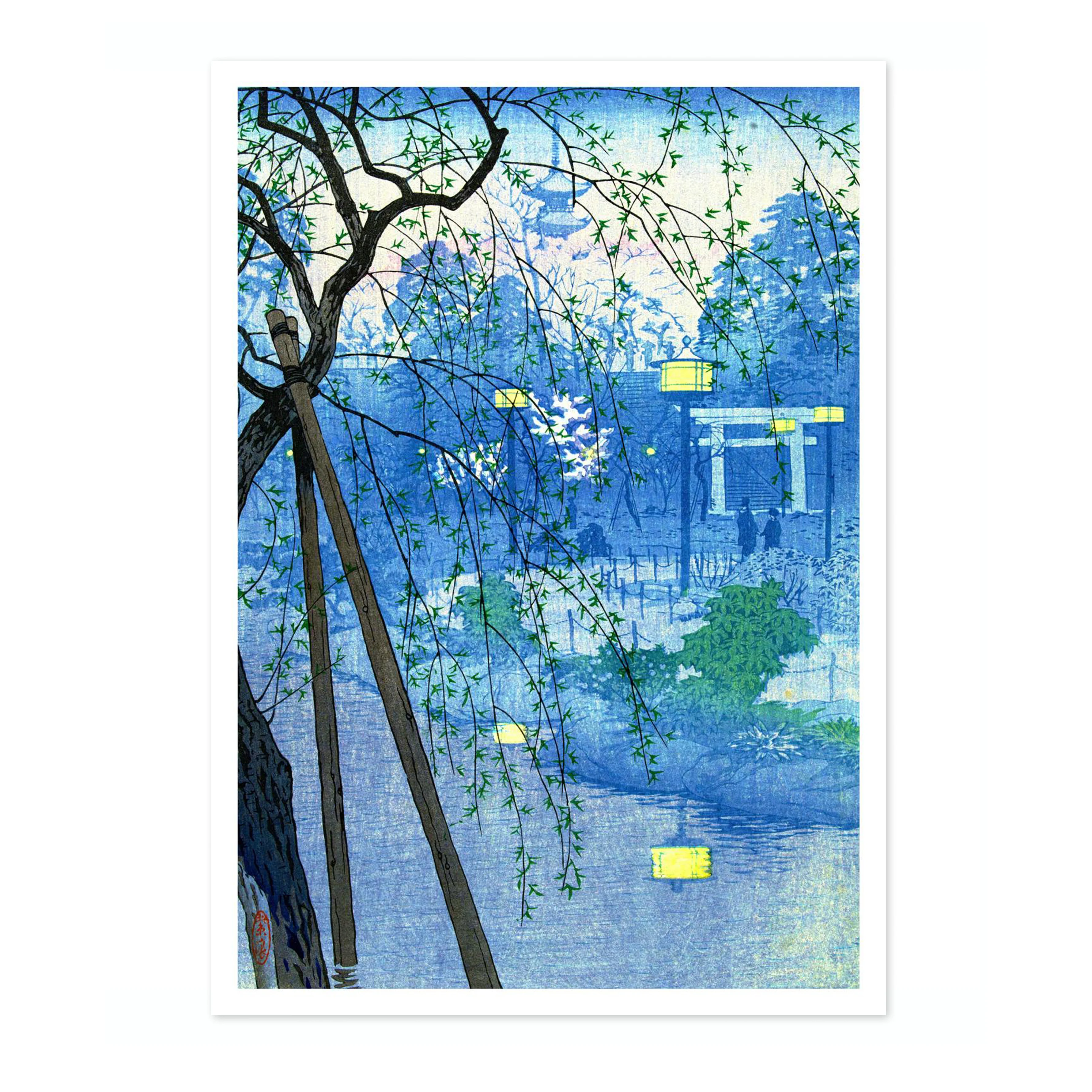 Misty Evening at Shinobazu Pond, Tokyo - Image 4