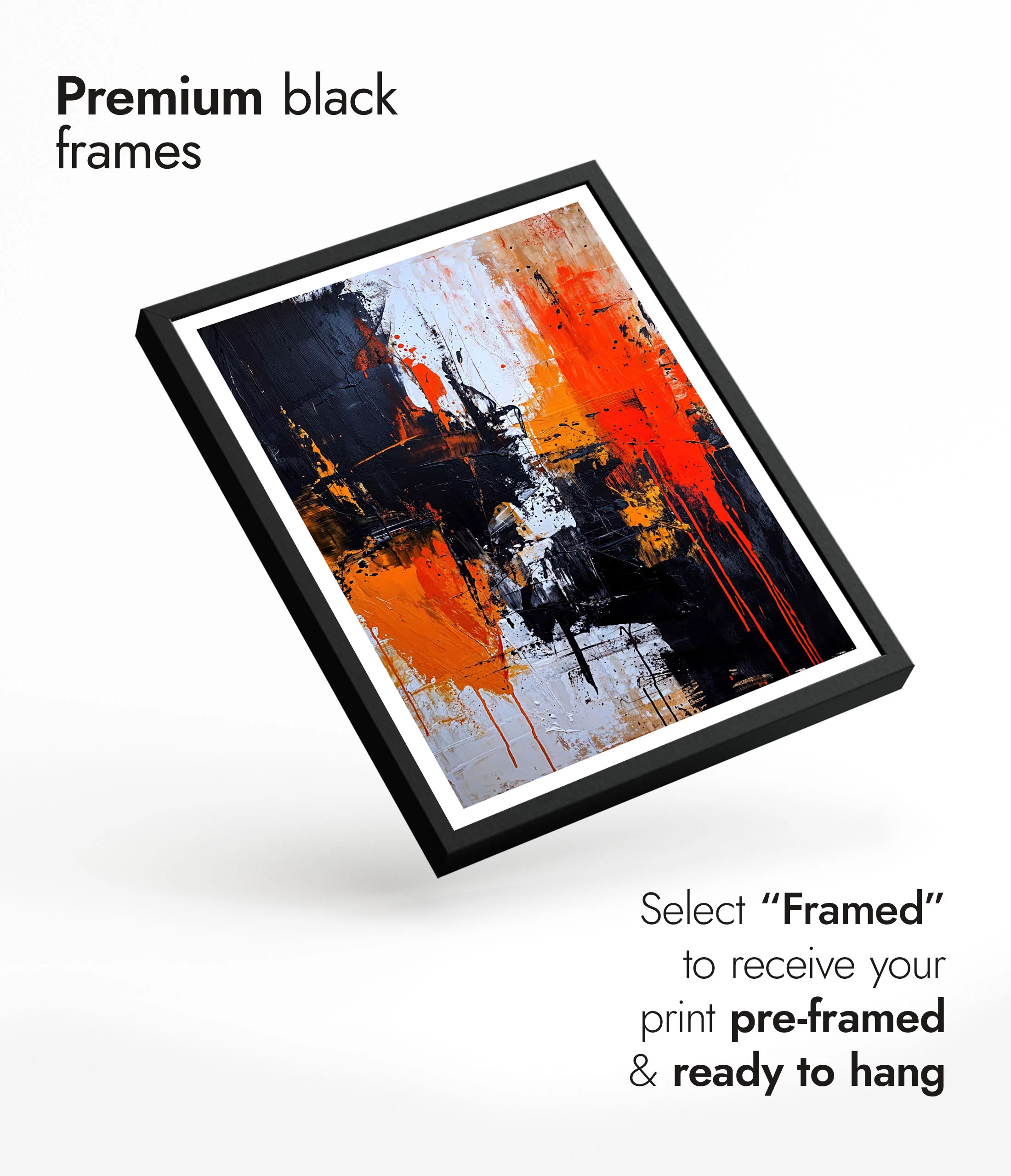 Neutral with Orange Flourish, Portrait I - Image 7