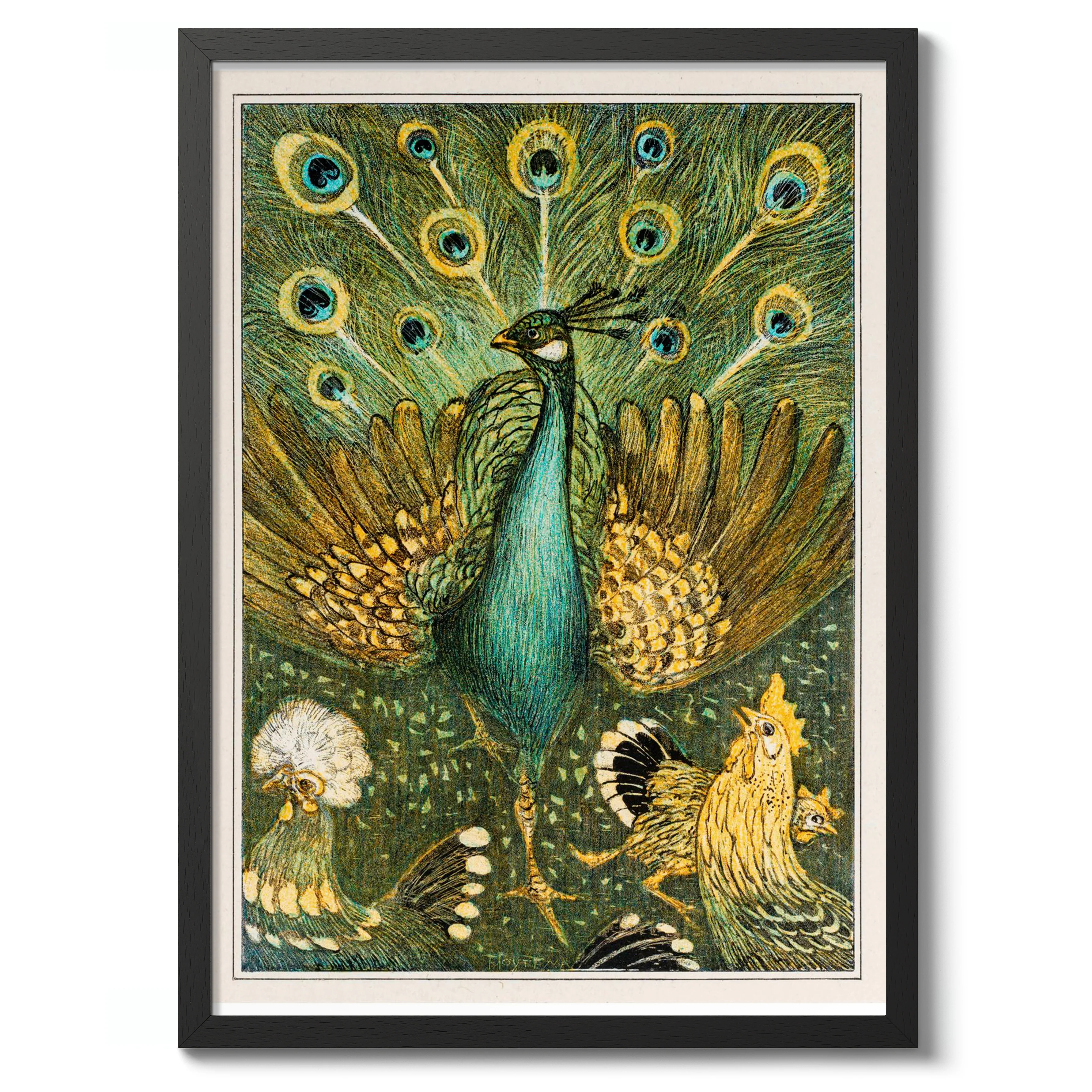 Peafowl and Hens - Image 2