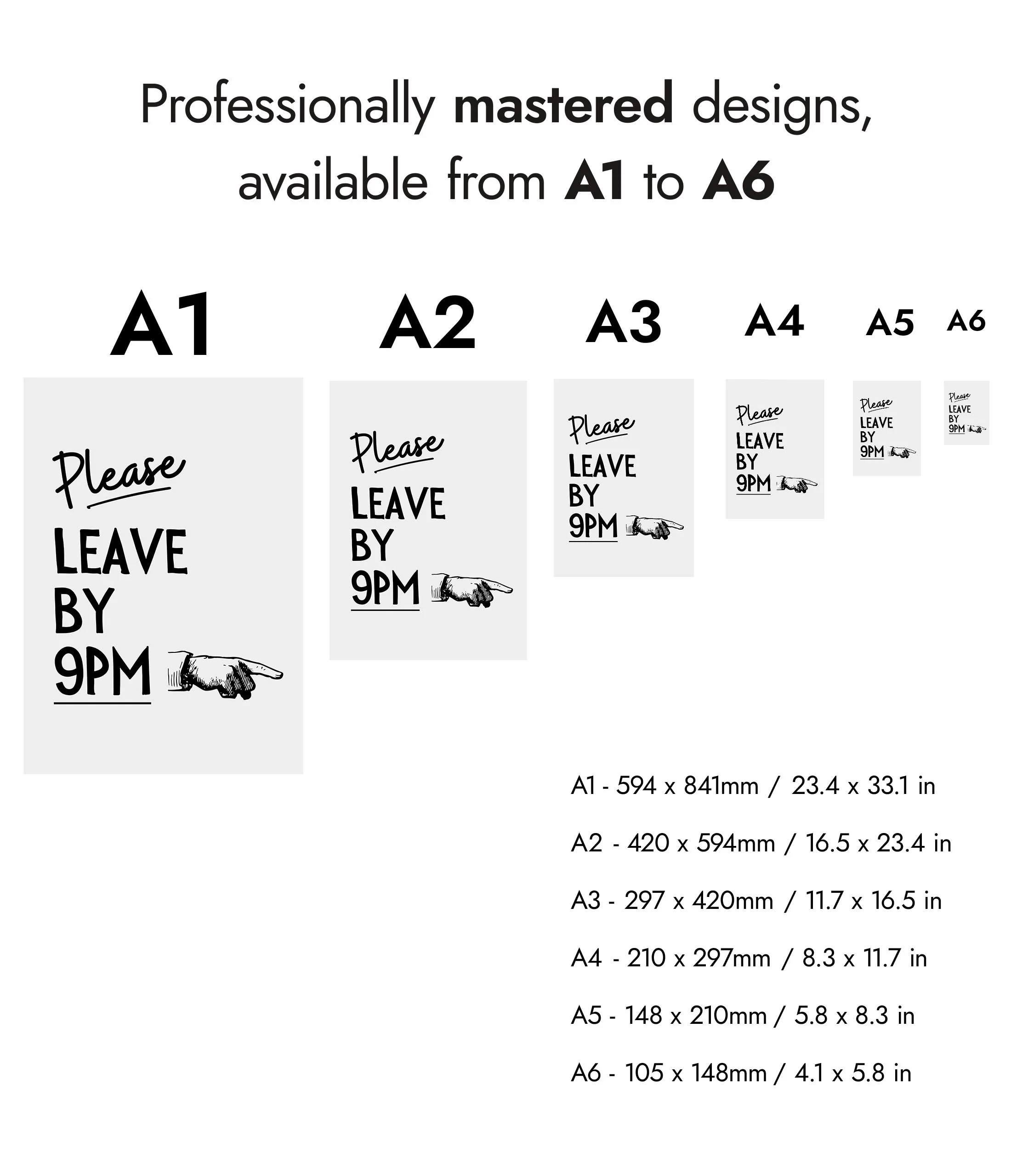 Please Leave by 9pm, Black - Image 8