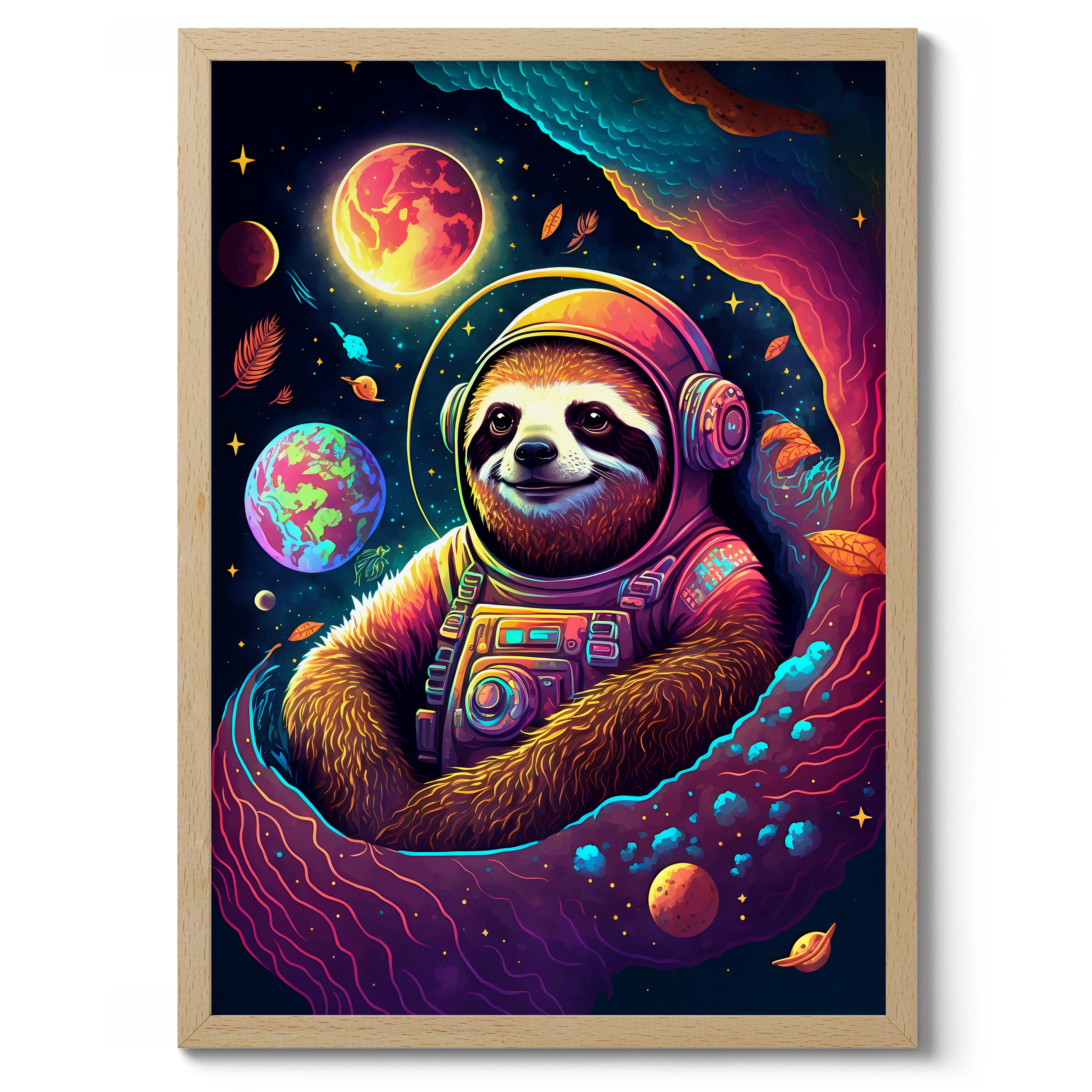 Psychedelic Space Sloth - Image 3