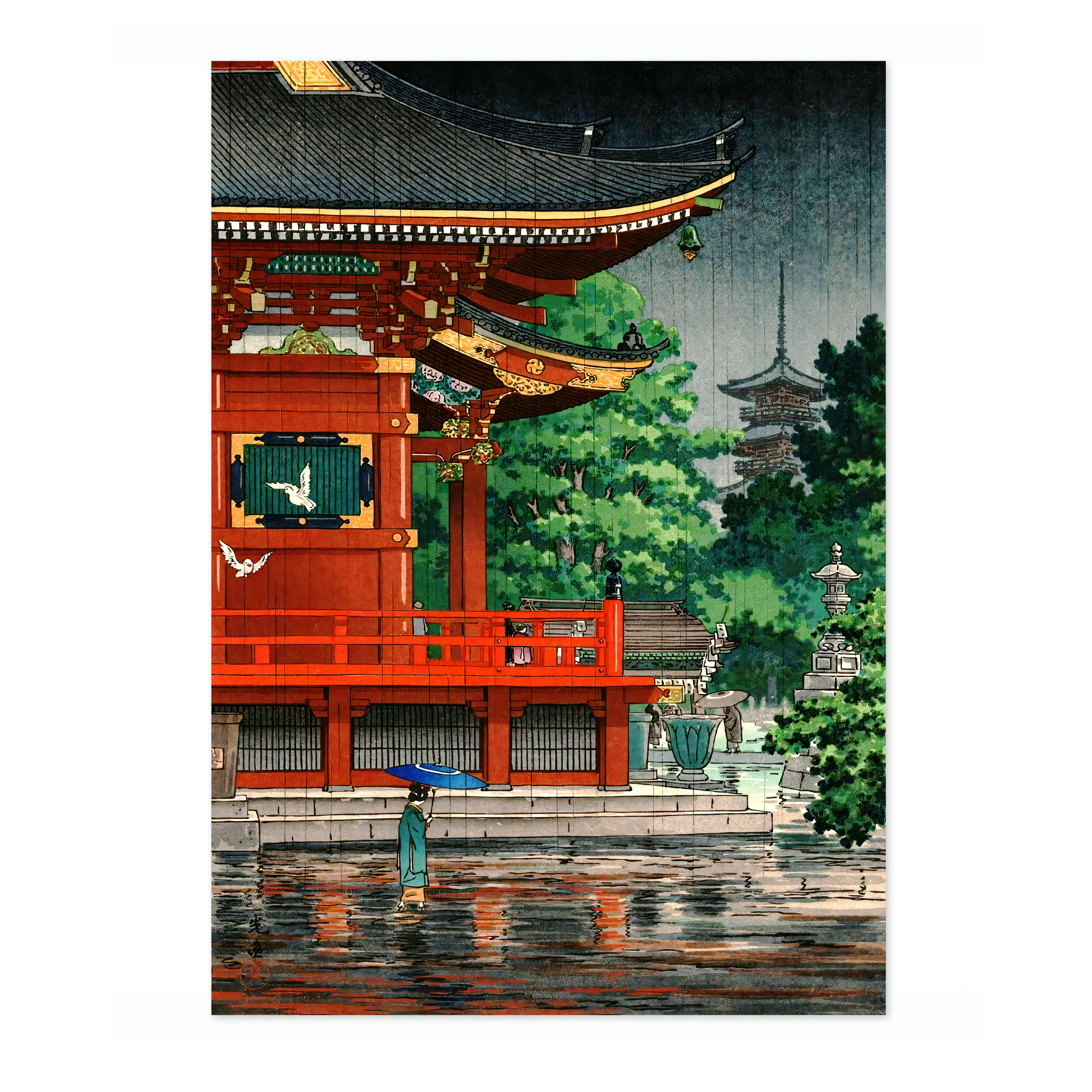 Rain at Asakusa Kannon Temple - Image 4