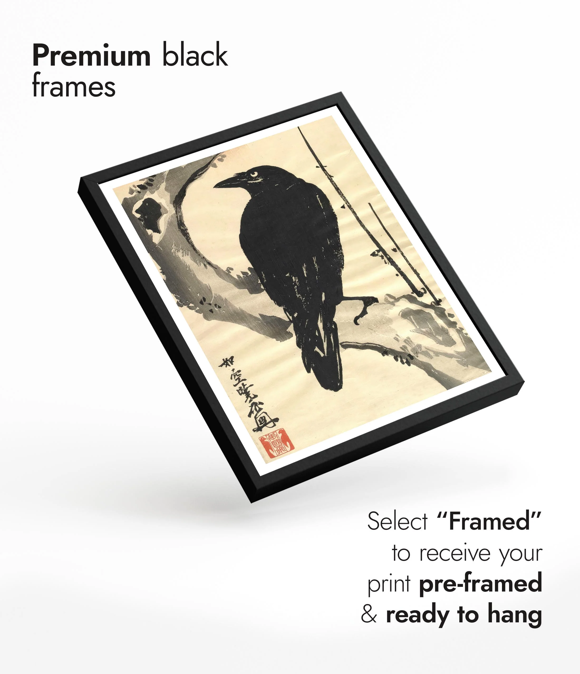 Raven on a Plum Tree - Image 7