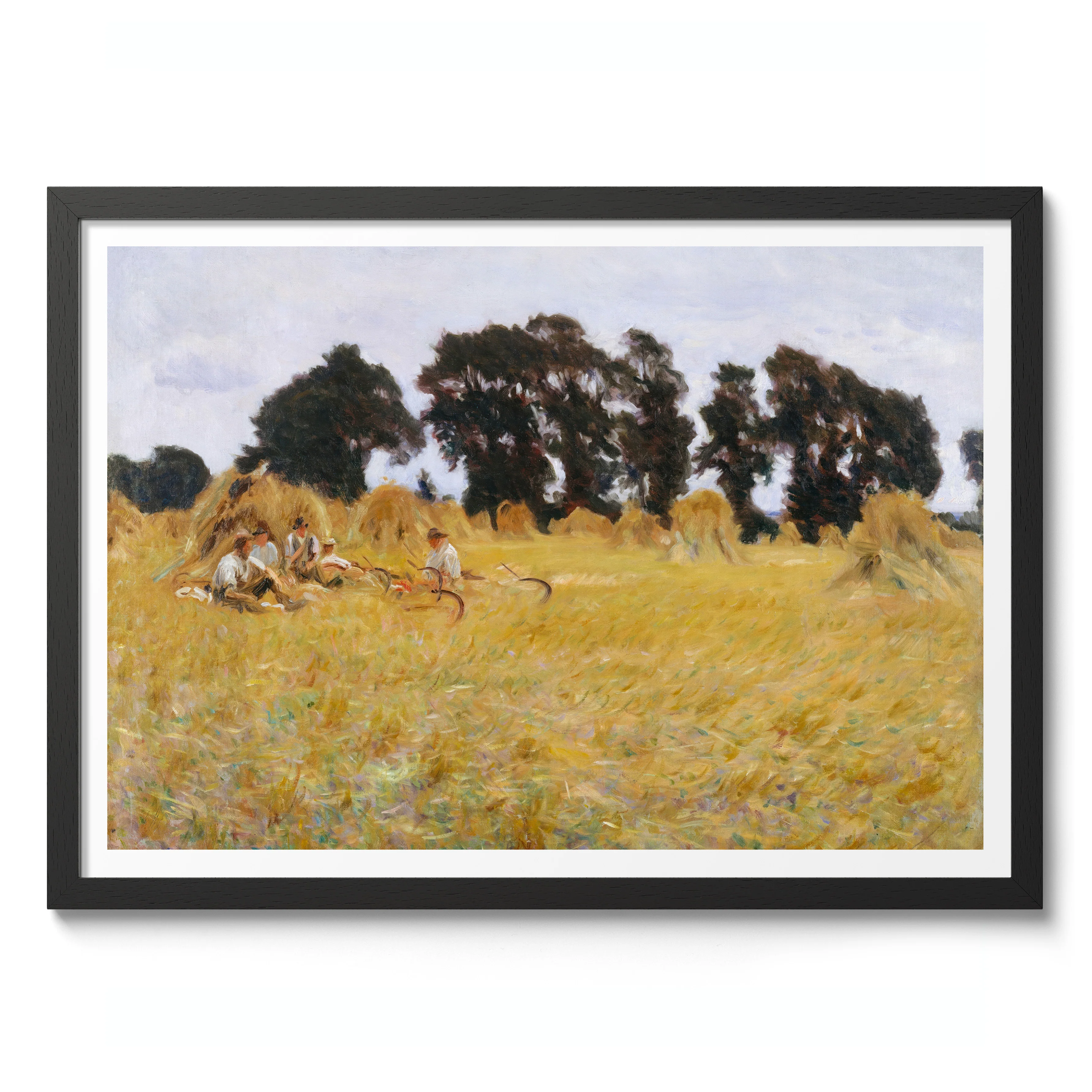 Reapers Resting in a Wheat Field - Image 2