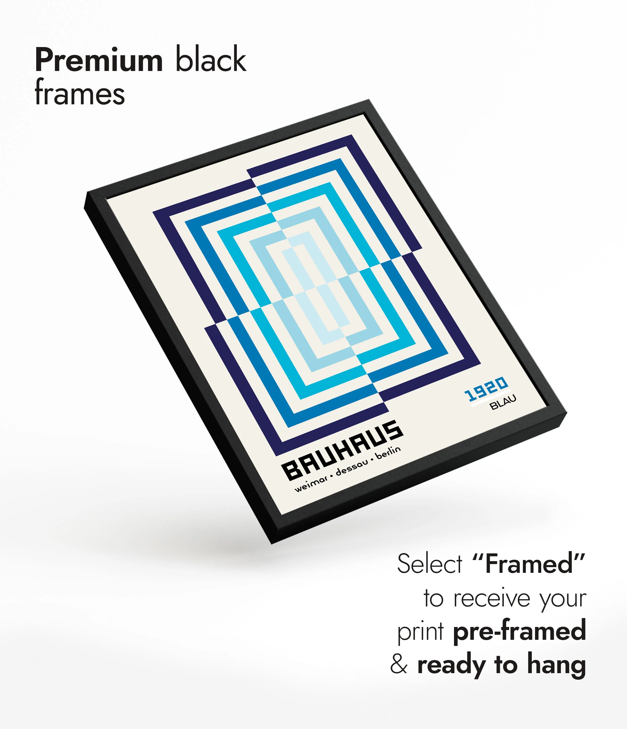Rectangular Illusion, in Blue - Image 7