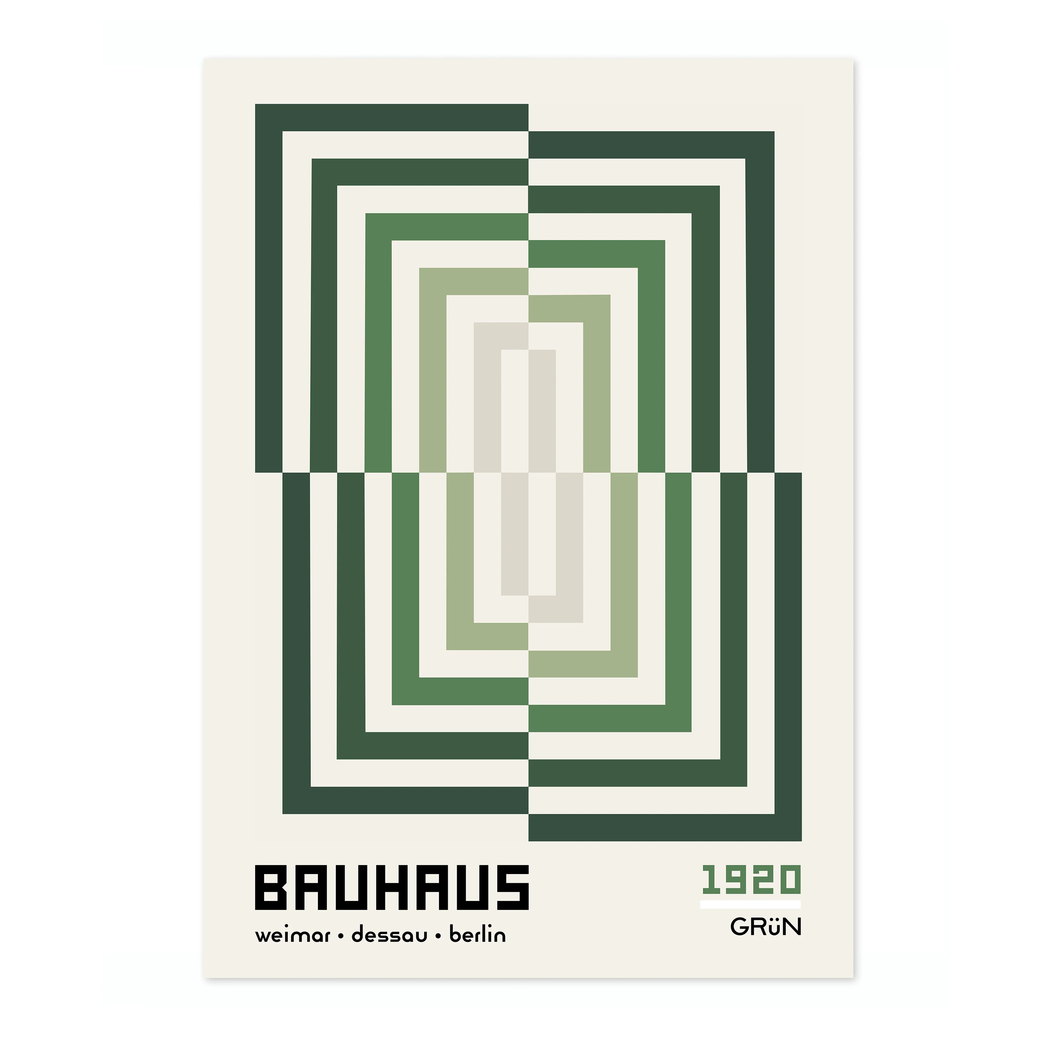 Rectangular Illusion, in Green - Image 4