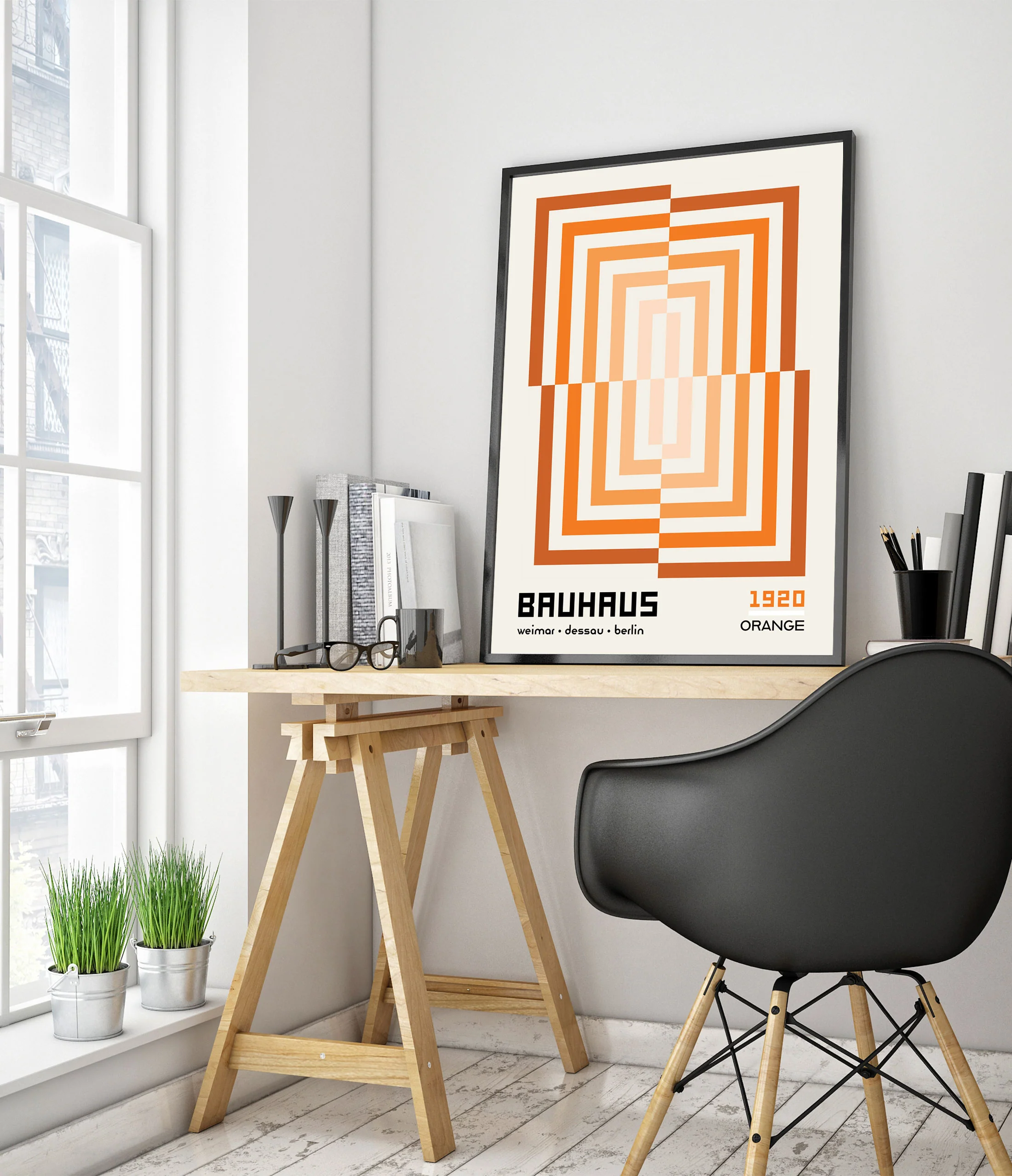 Rectangular Illusion, in Orange - Image 5