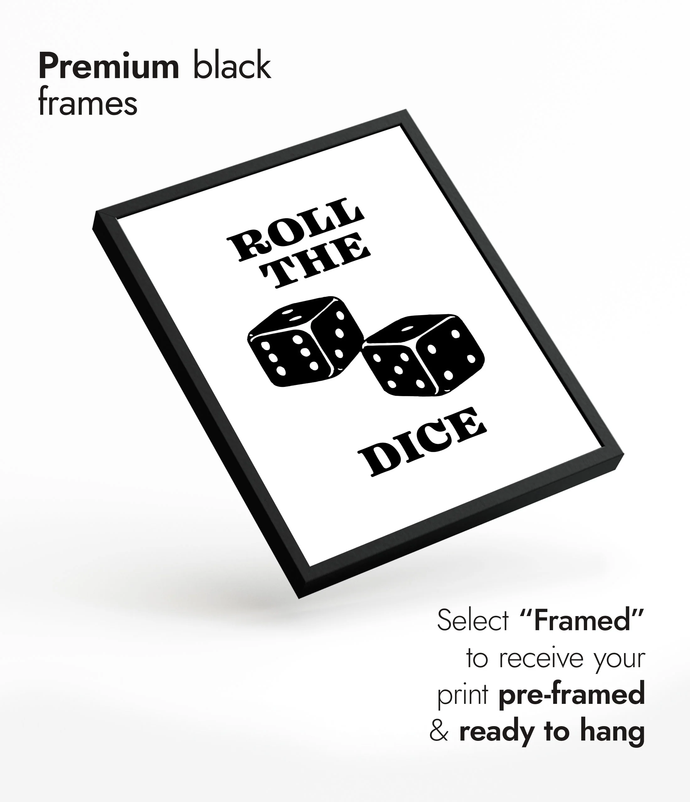 Roll The Dice B&W - Image 7