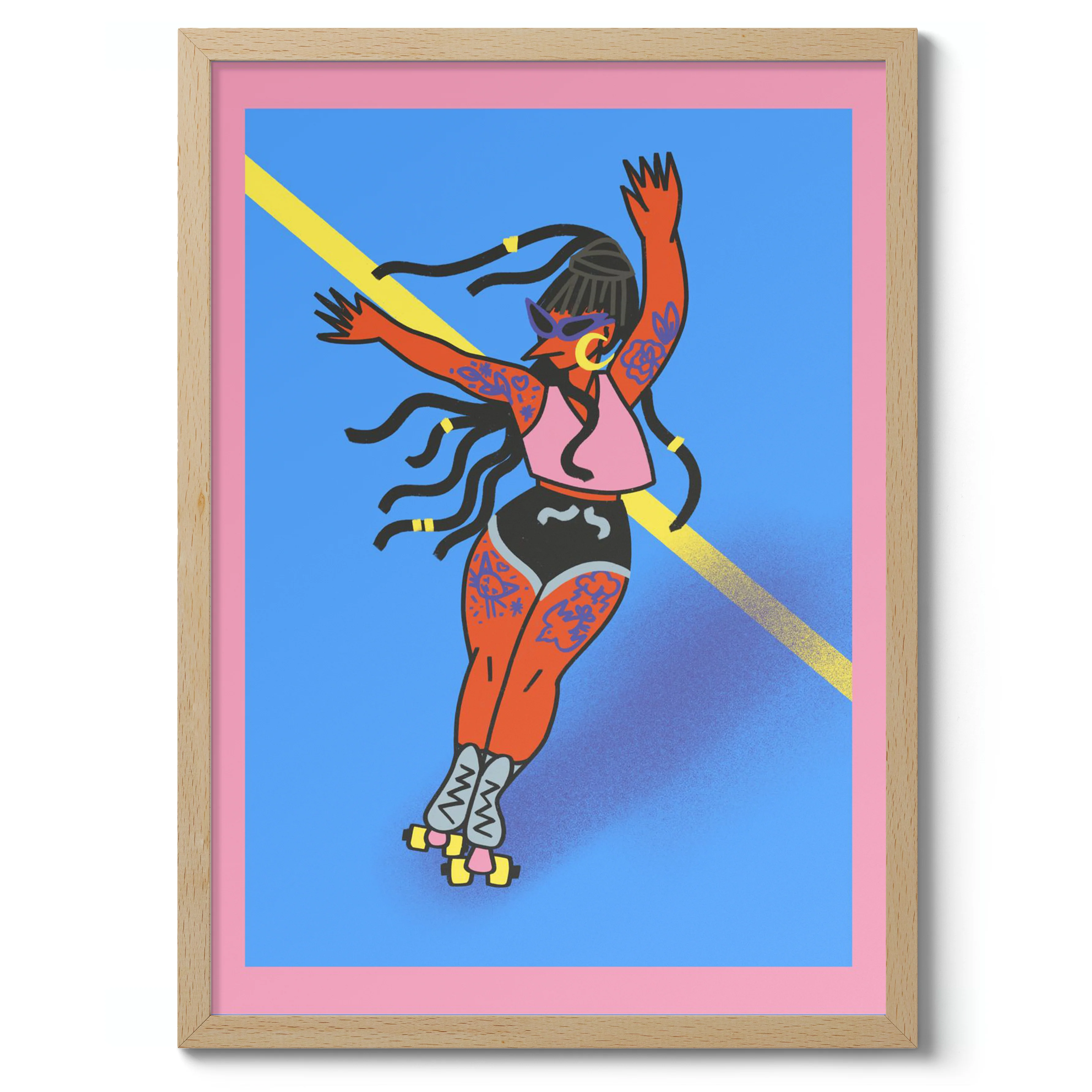 Roller Skater Girl - Image 3