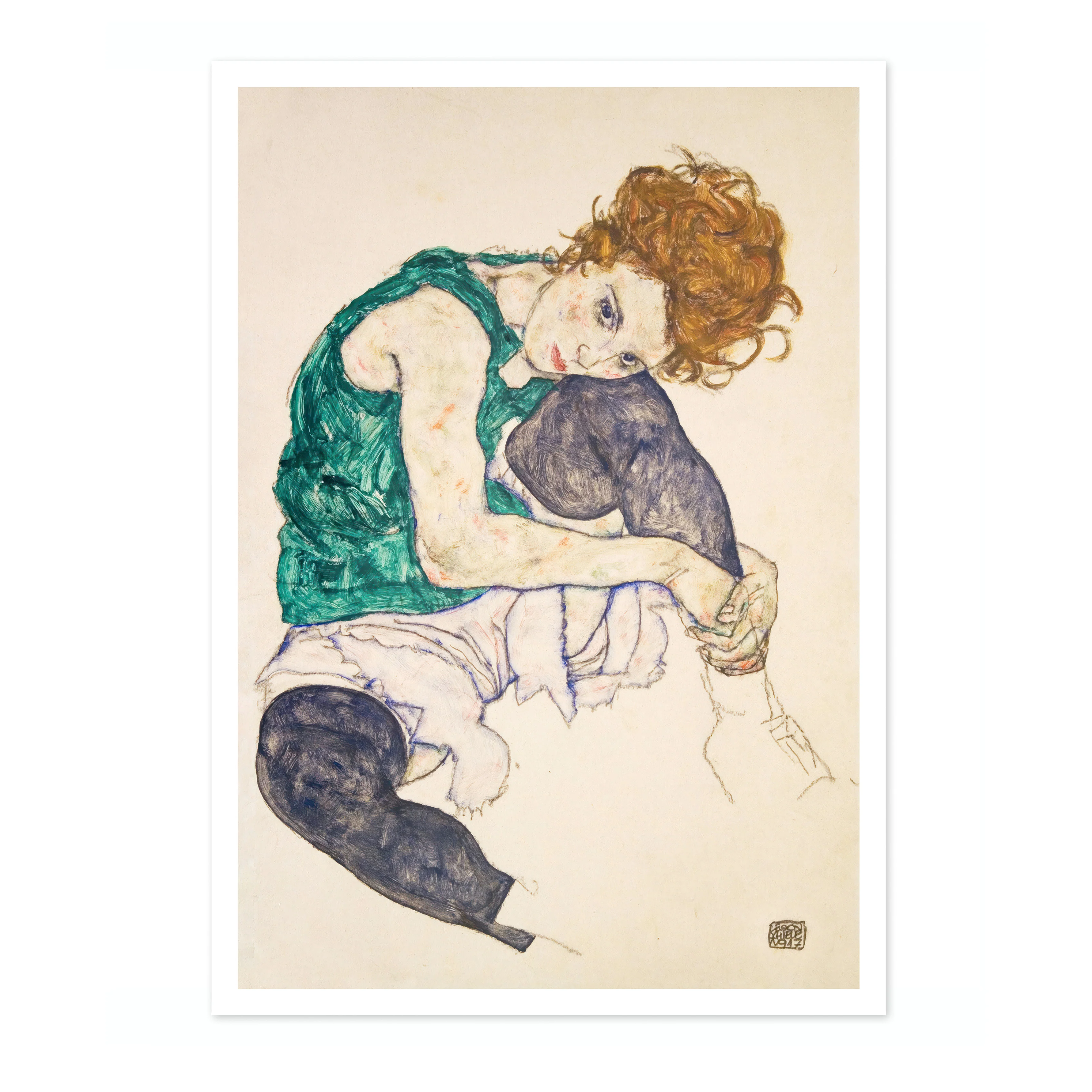 Seated Woman with Legs Drawn Up - Image 4