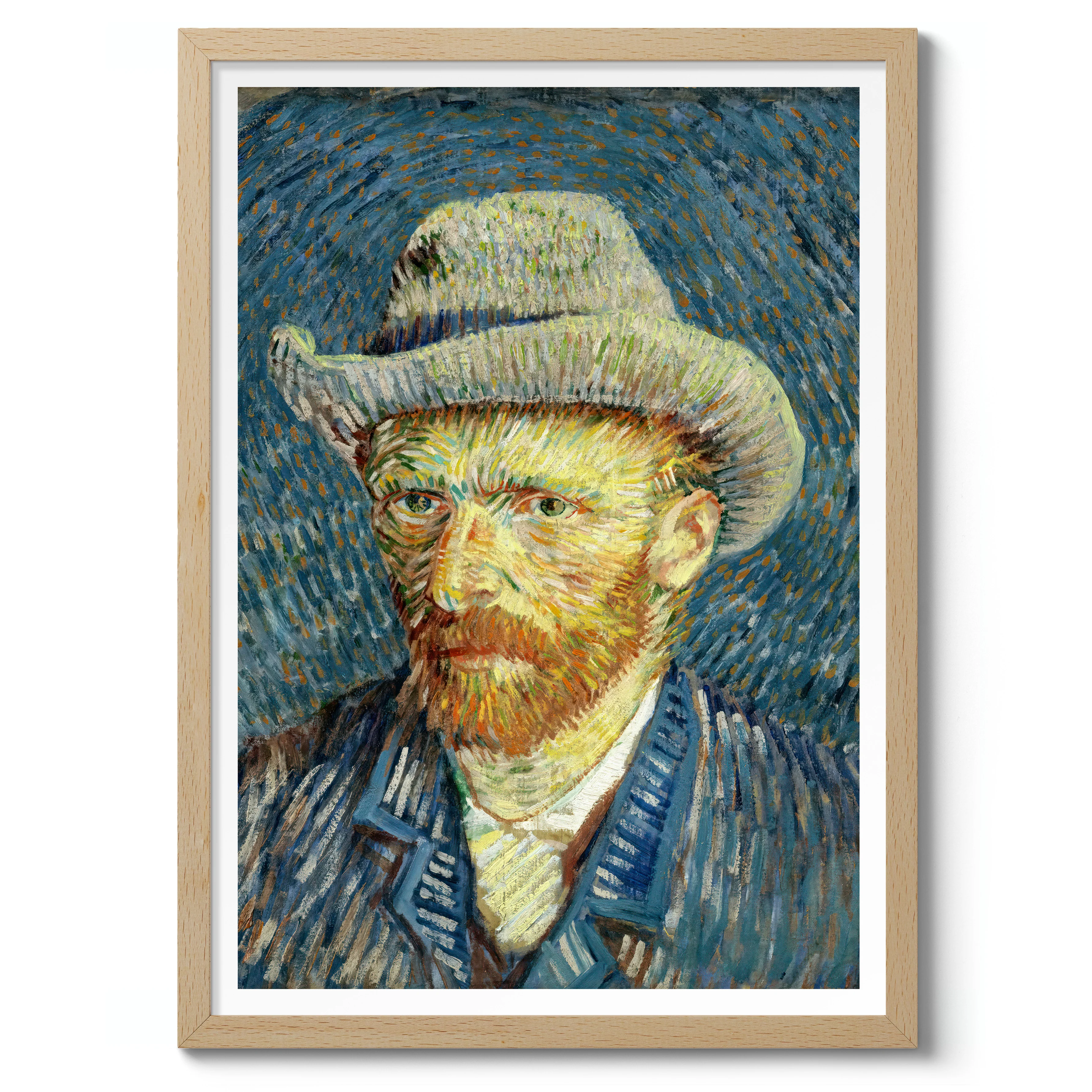 Self Portrait with Grey Felt Hat - Image 3