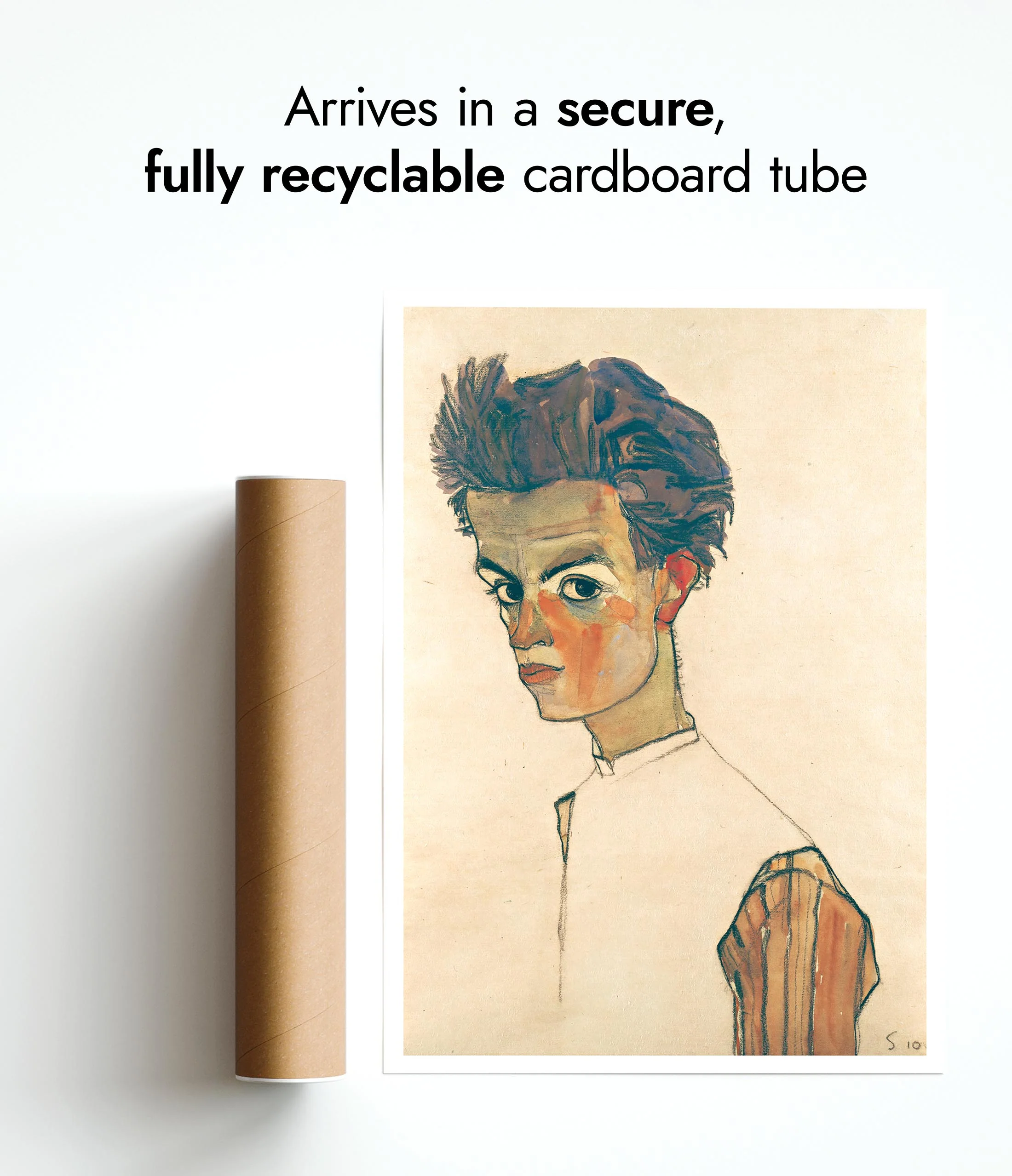 Self-Portrait with Striped Shirt - Image 9