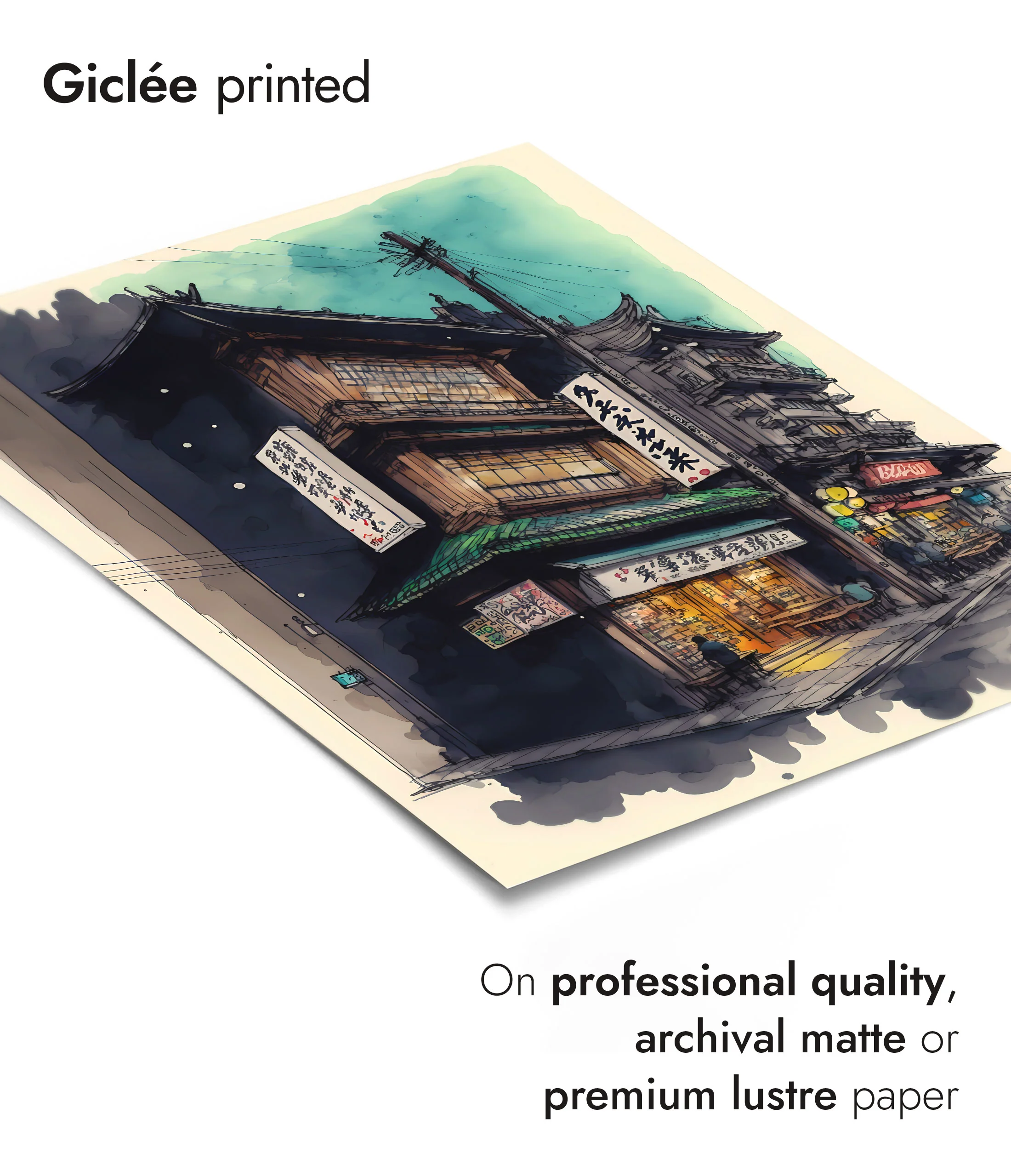 Shopfront Watercolour - Image 6