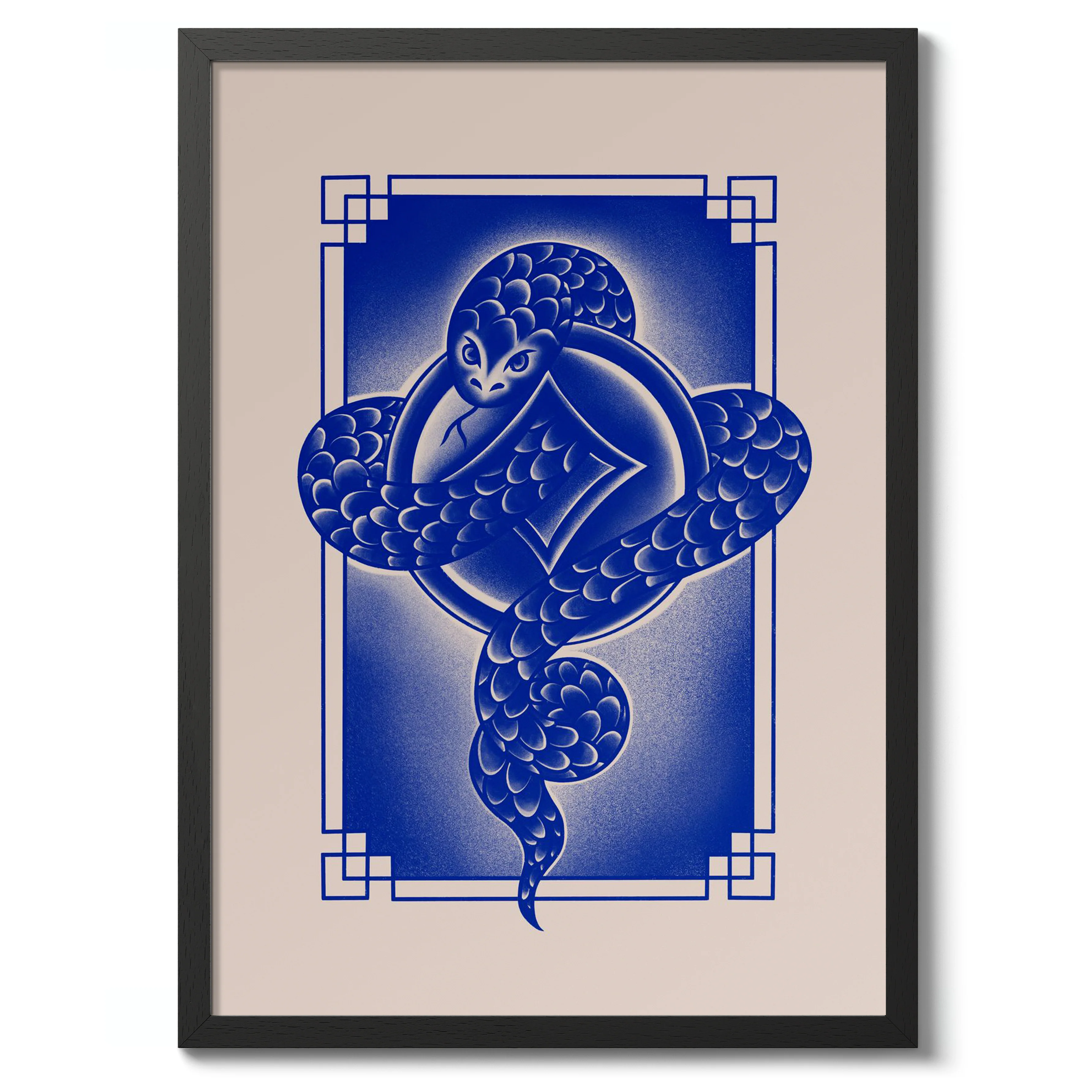 Snake, Chinese Zodiac Blue - Image 2