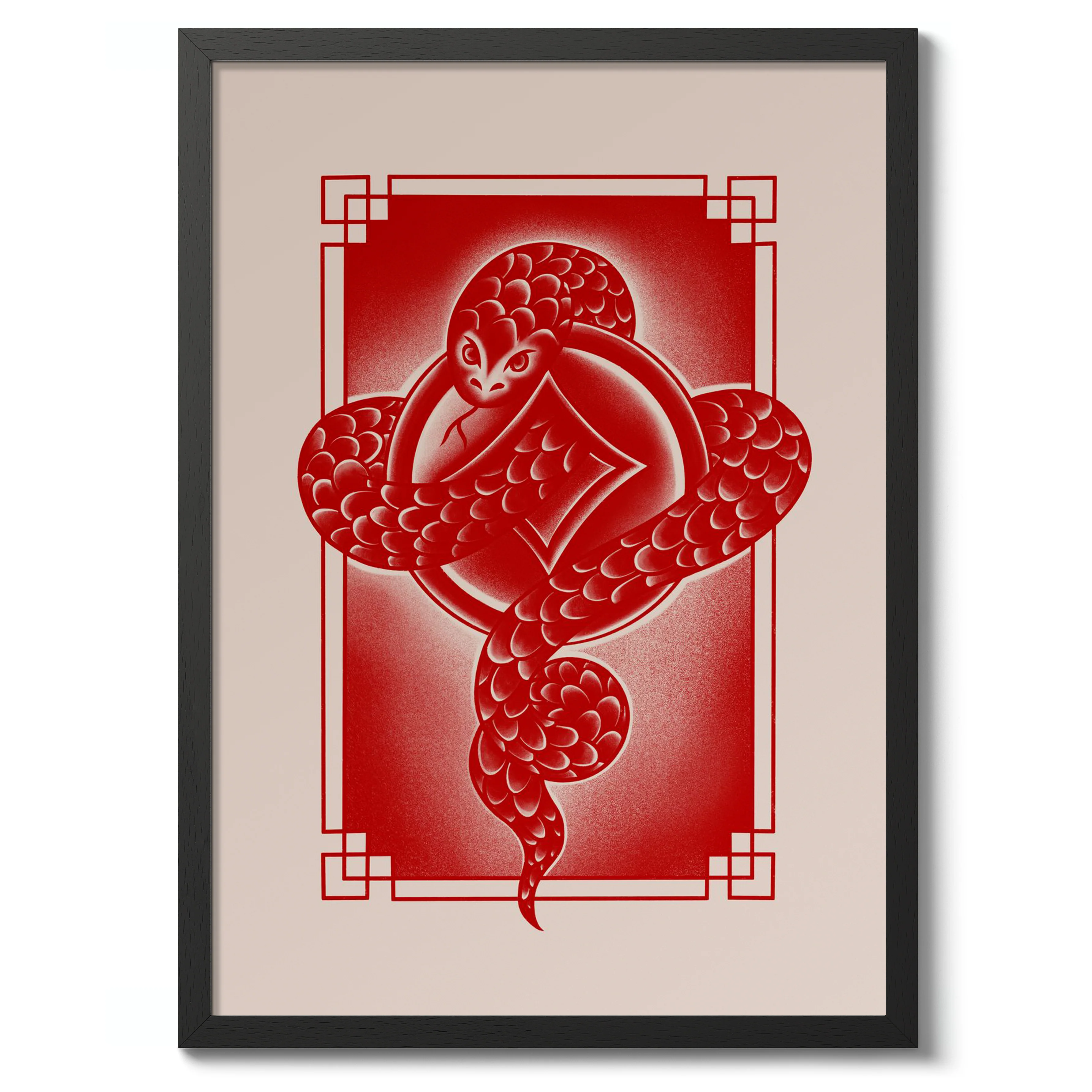 Snake, Chinese Zodiac Red - Image 2