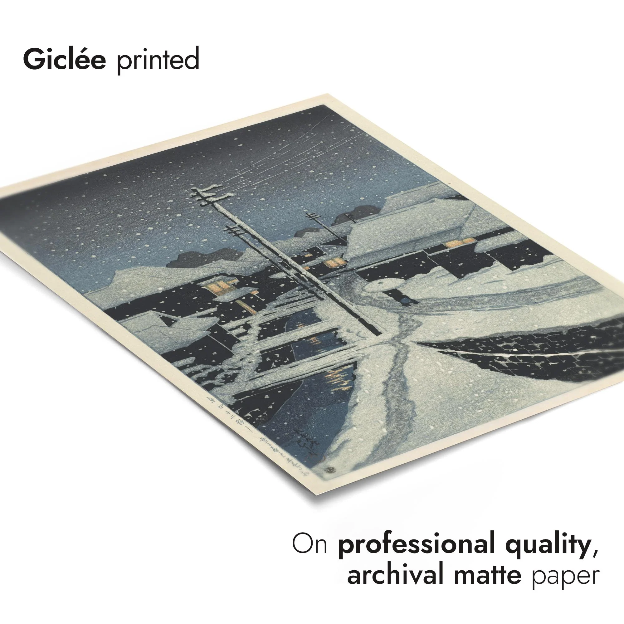 Snow Falling at Terajima Village - Image 6