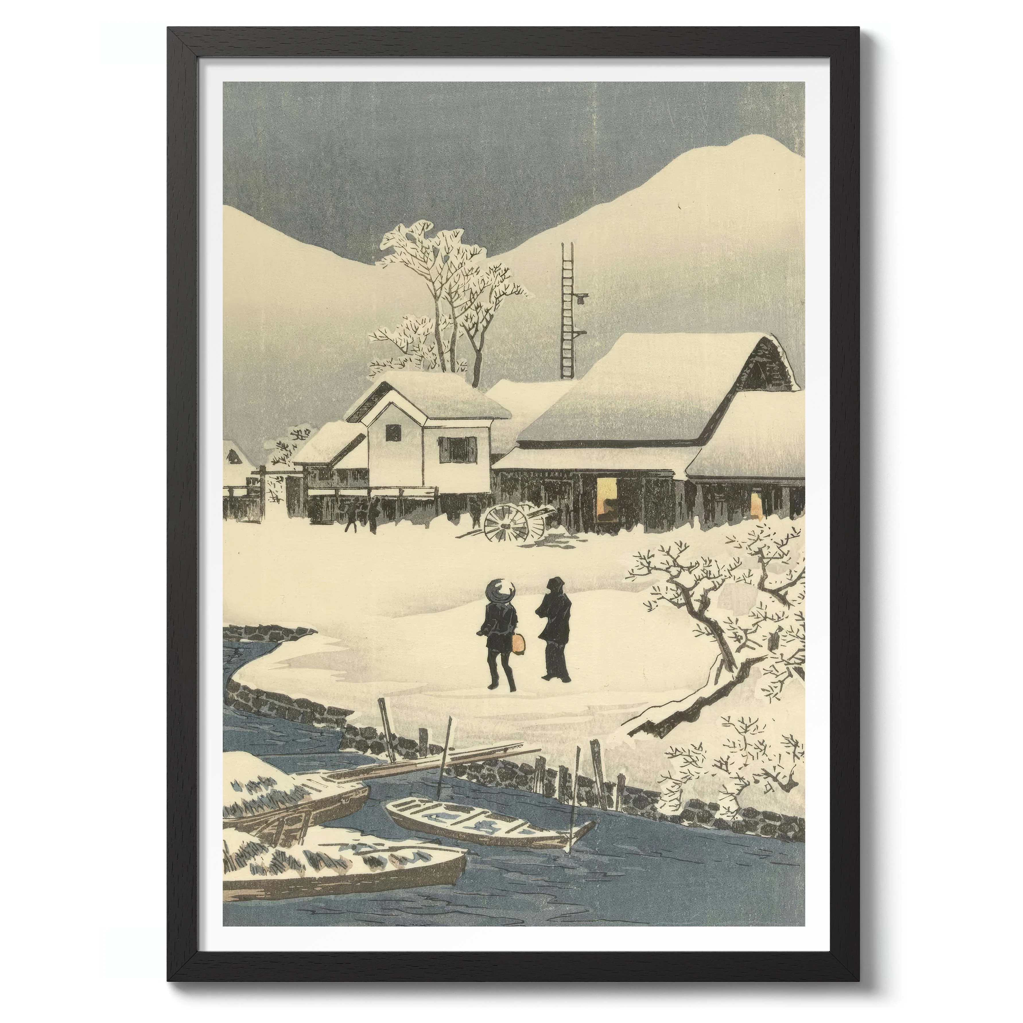 Snowy Landscape in the Moonlight - Image 2