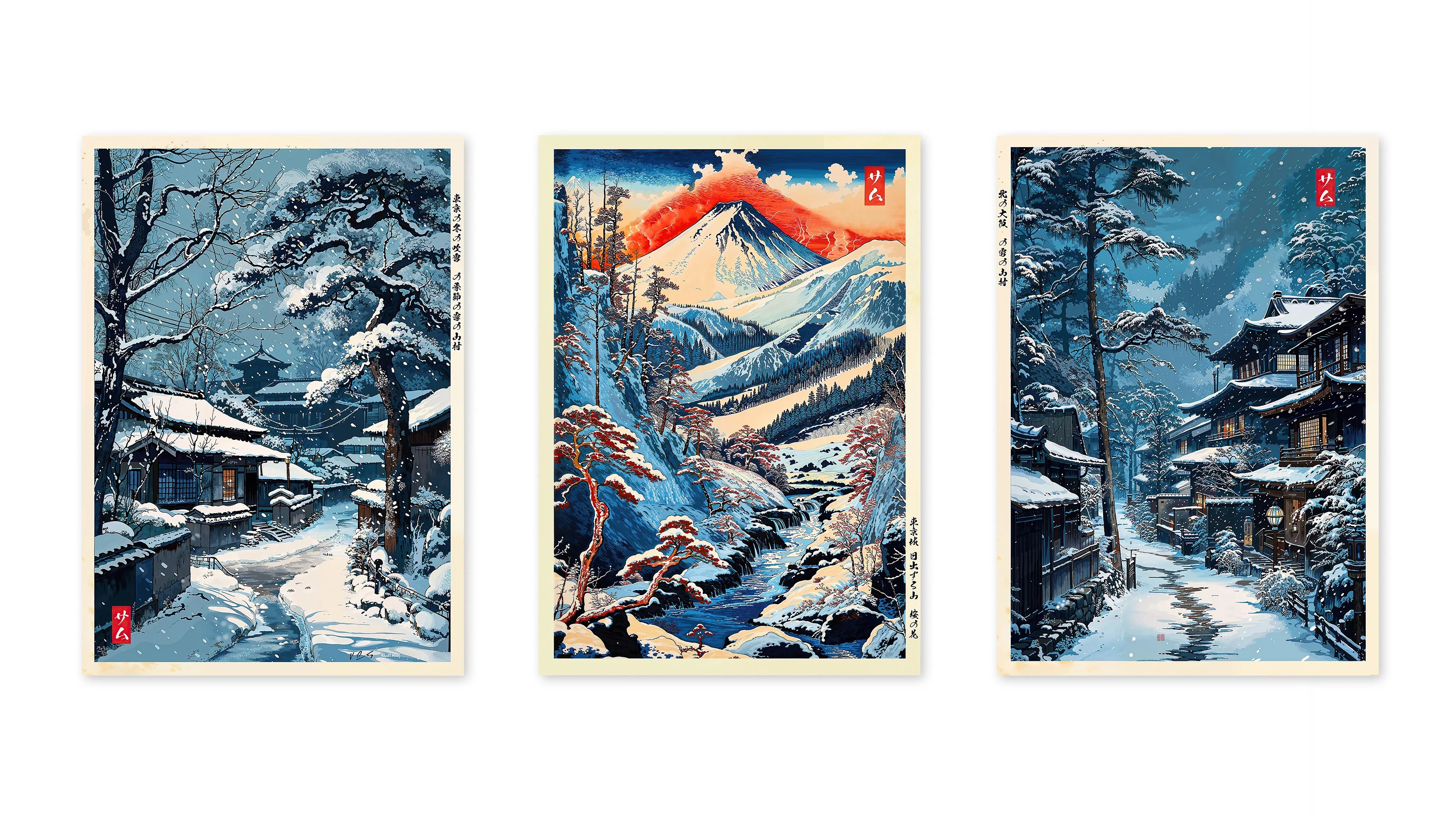Snowy Osaka Scenes - Image 3