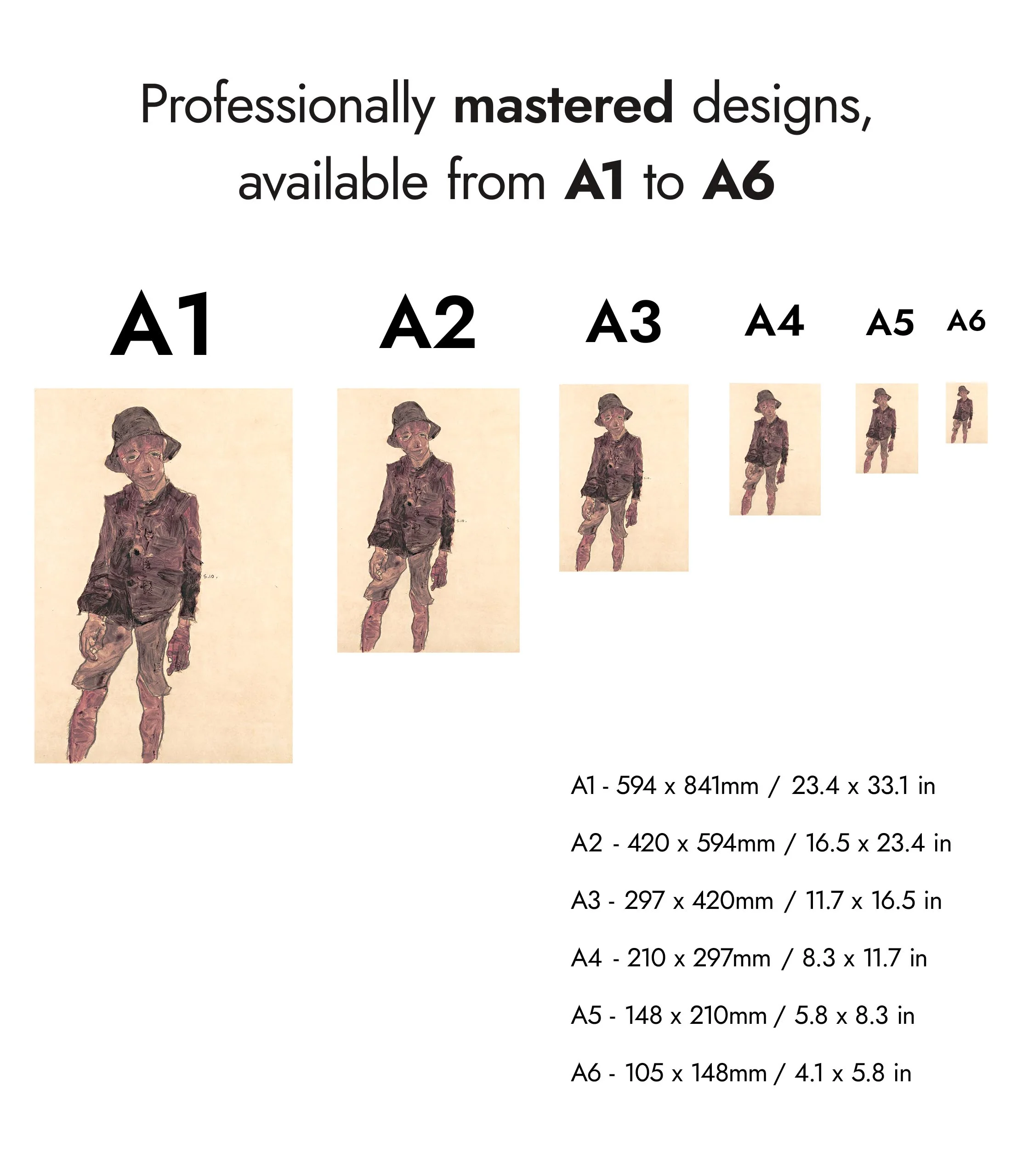 Standing Boy with Hat - Image 8