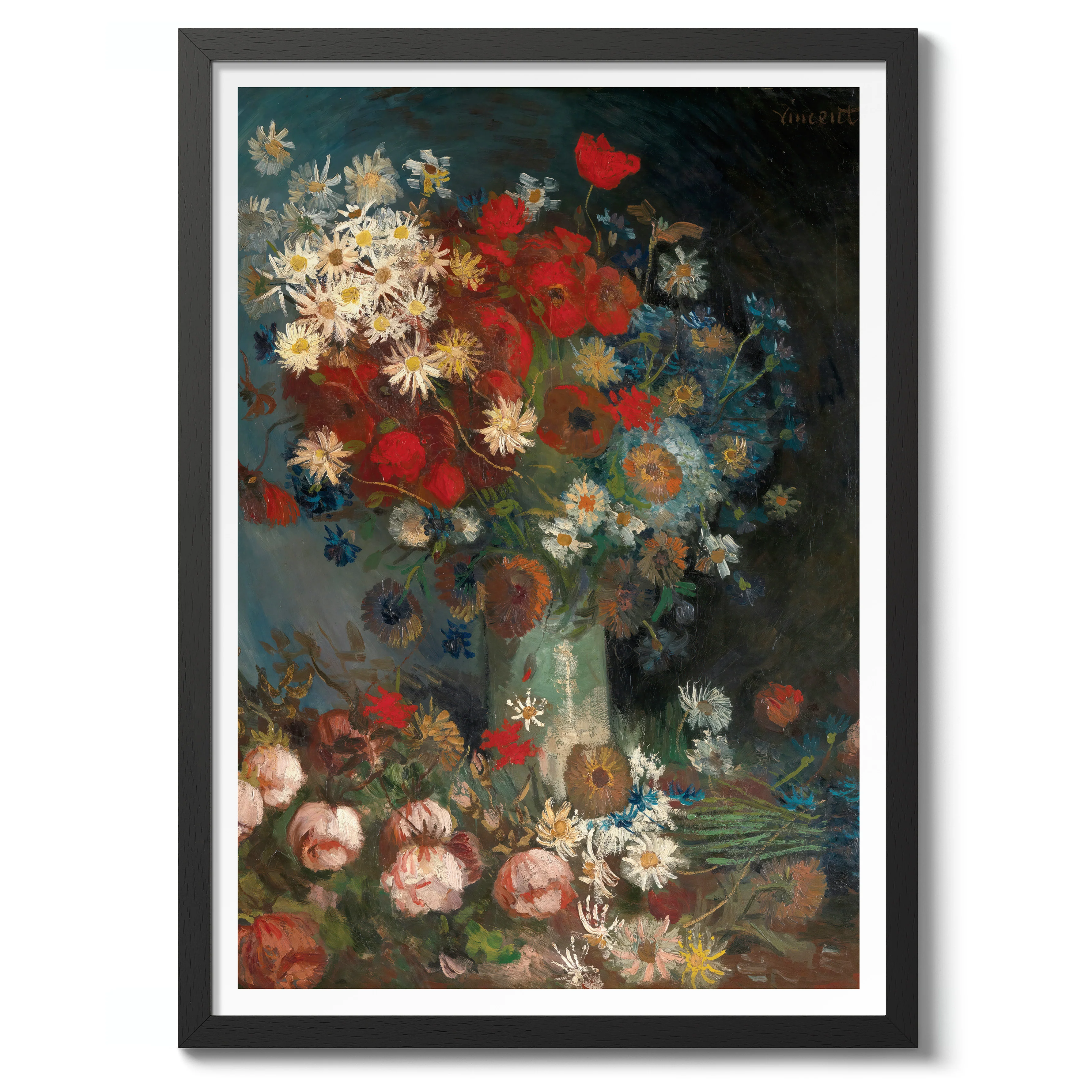 Still Life with Meadow Flowers & Roses - Image 2