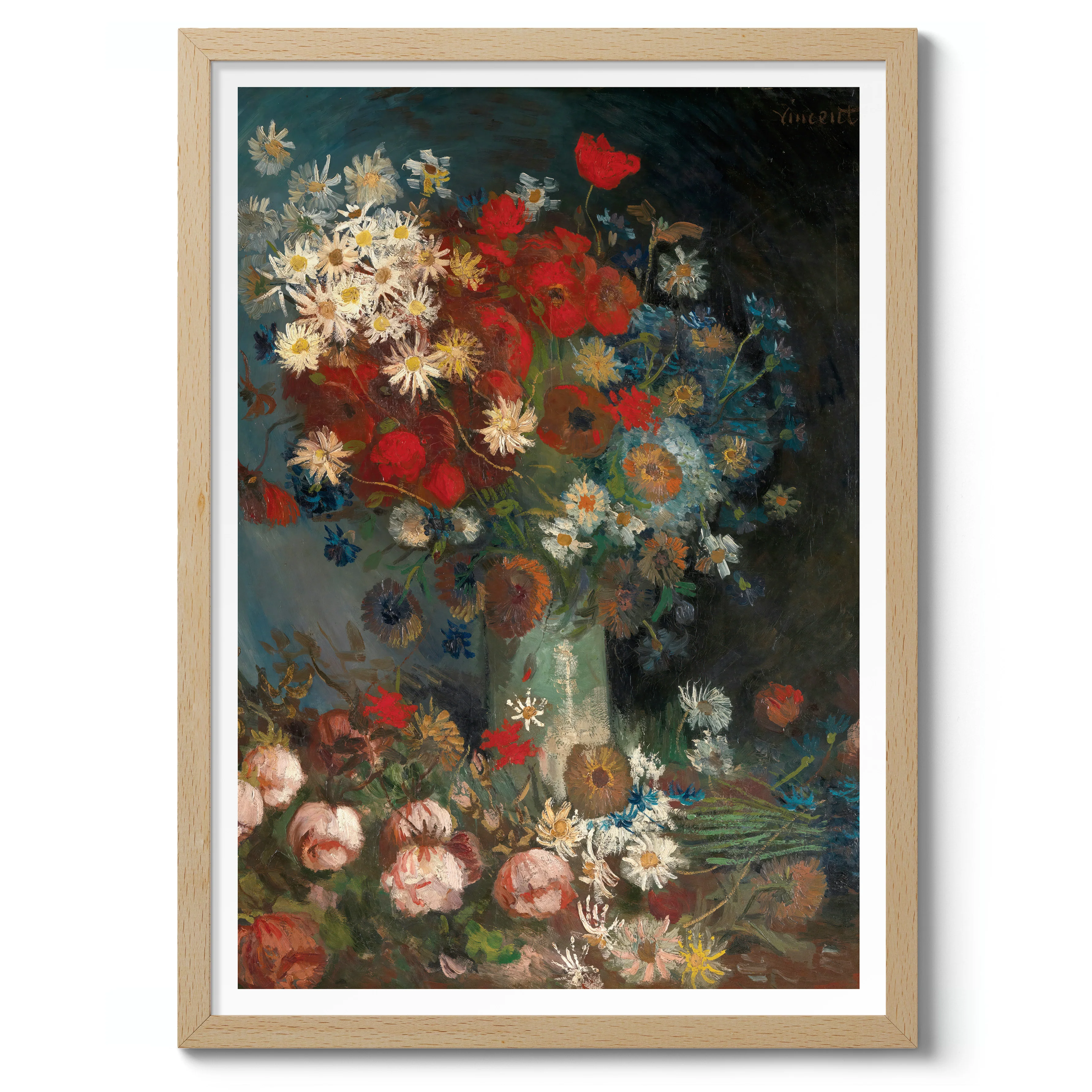 Still Life with Meadow Flowers & Roses - Image 3