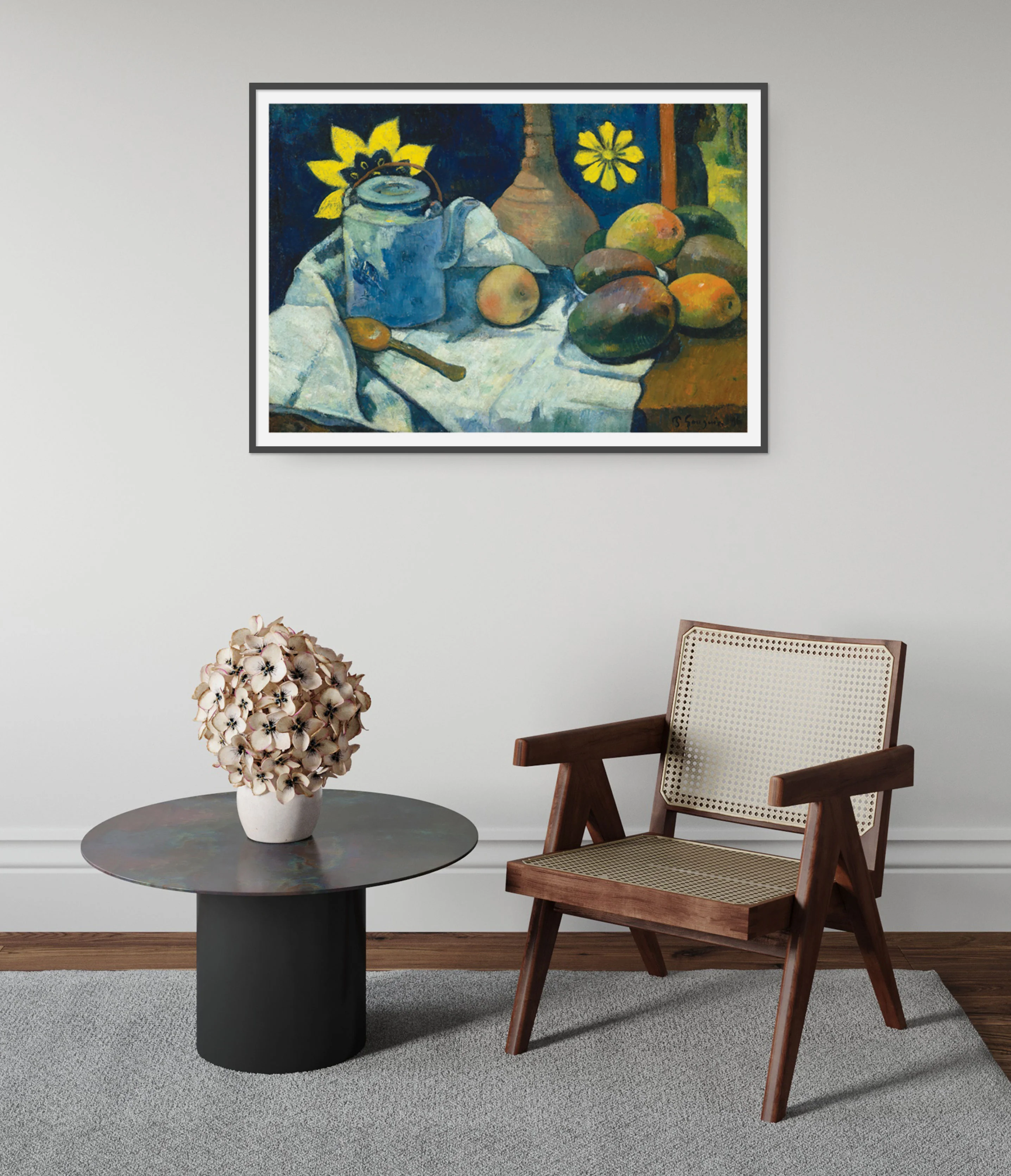 Still Life with Teapot and Fruit - Image 5