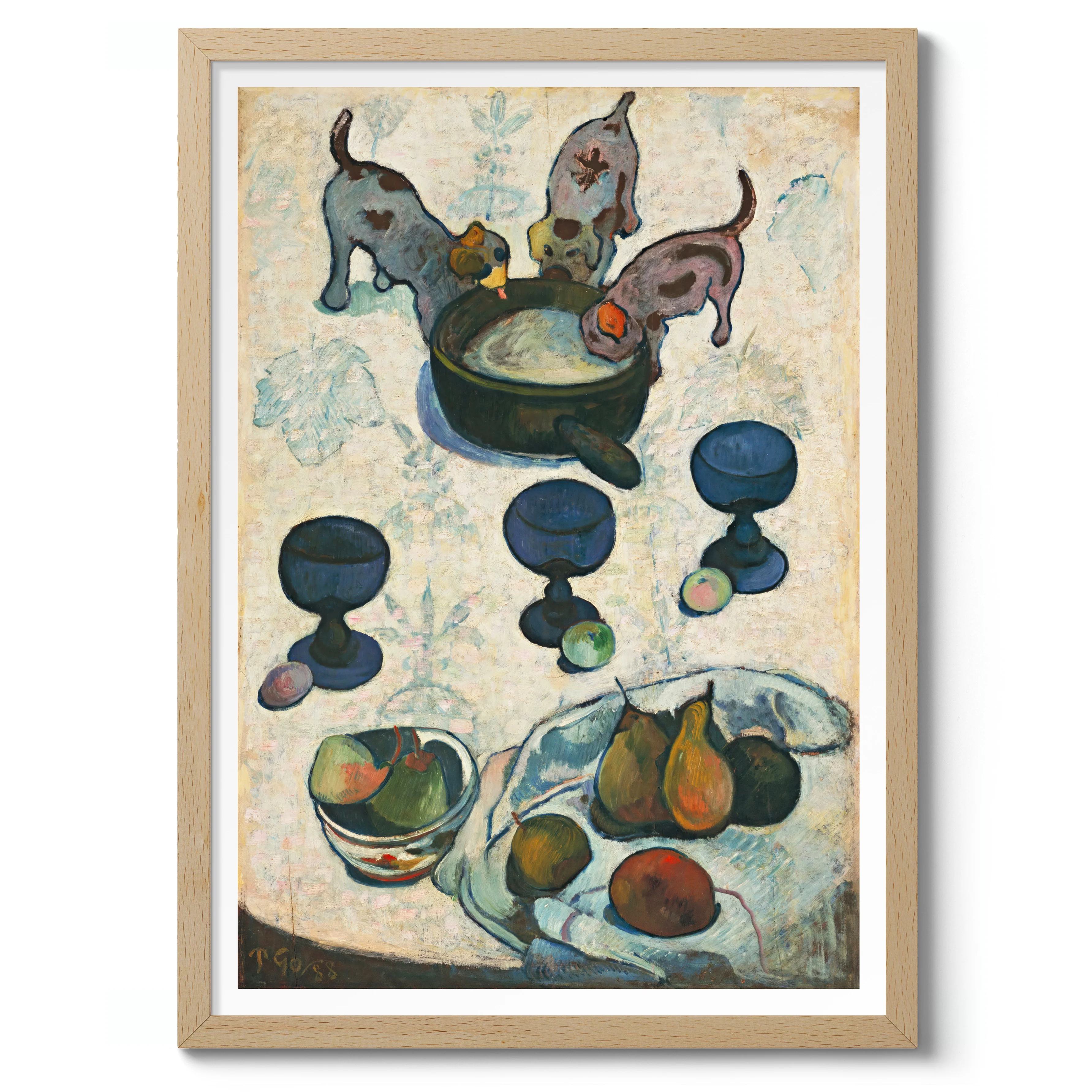 Still Life with Three Puppies - Image 3