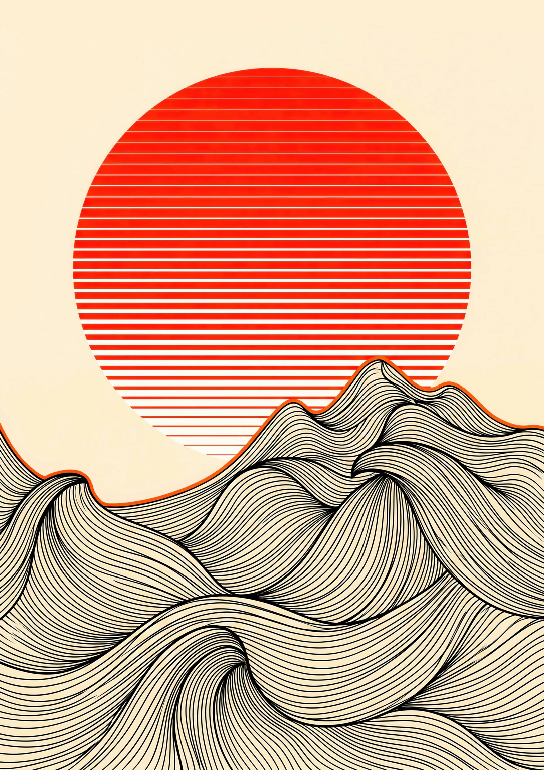 Sunrise Over the Peaks