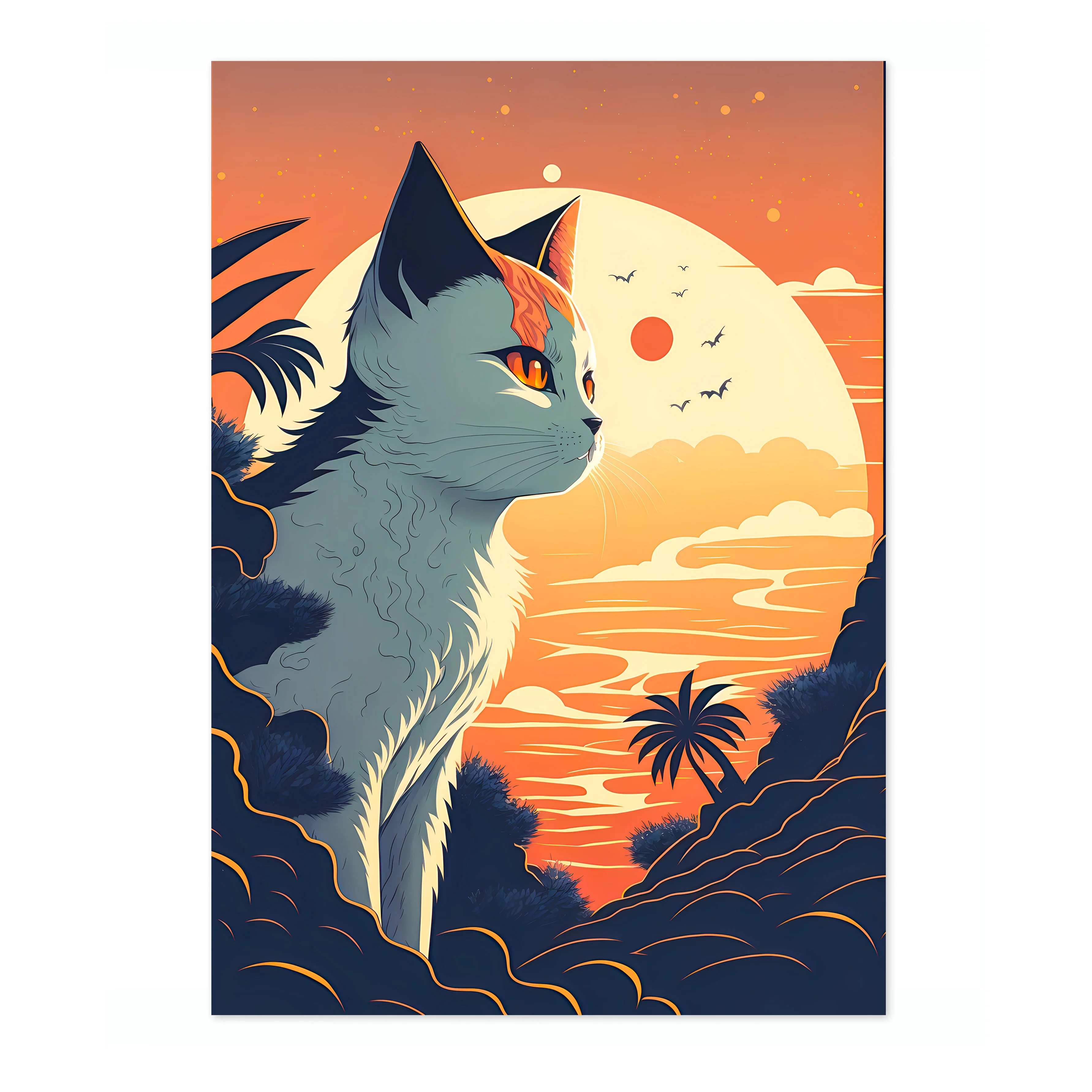 Sunset Cat - Image 4