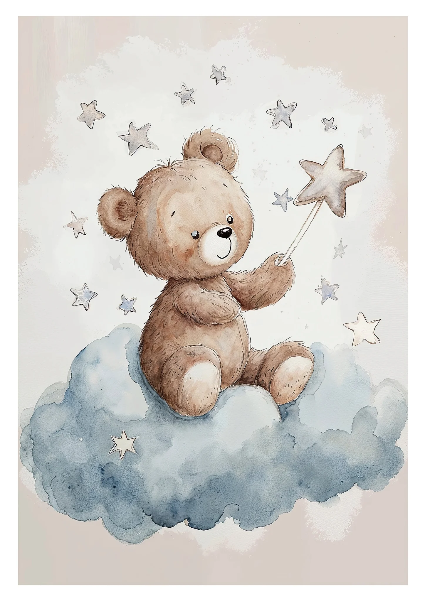 Teddy Bear On a Cloud