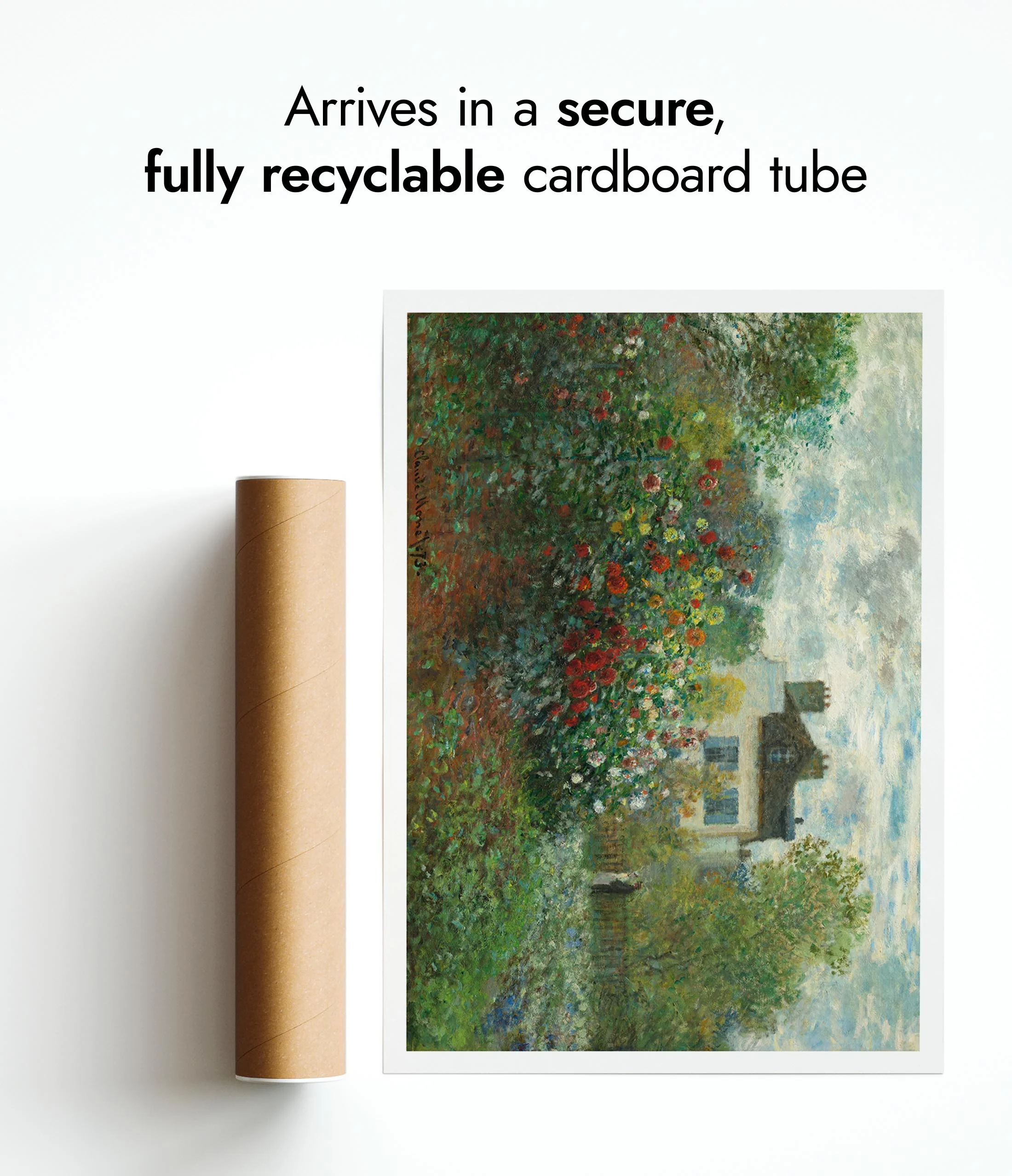The Artist's Garden in Argenteuil (A Corner of the Garden with Dahlias) - Image 9