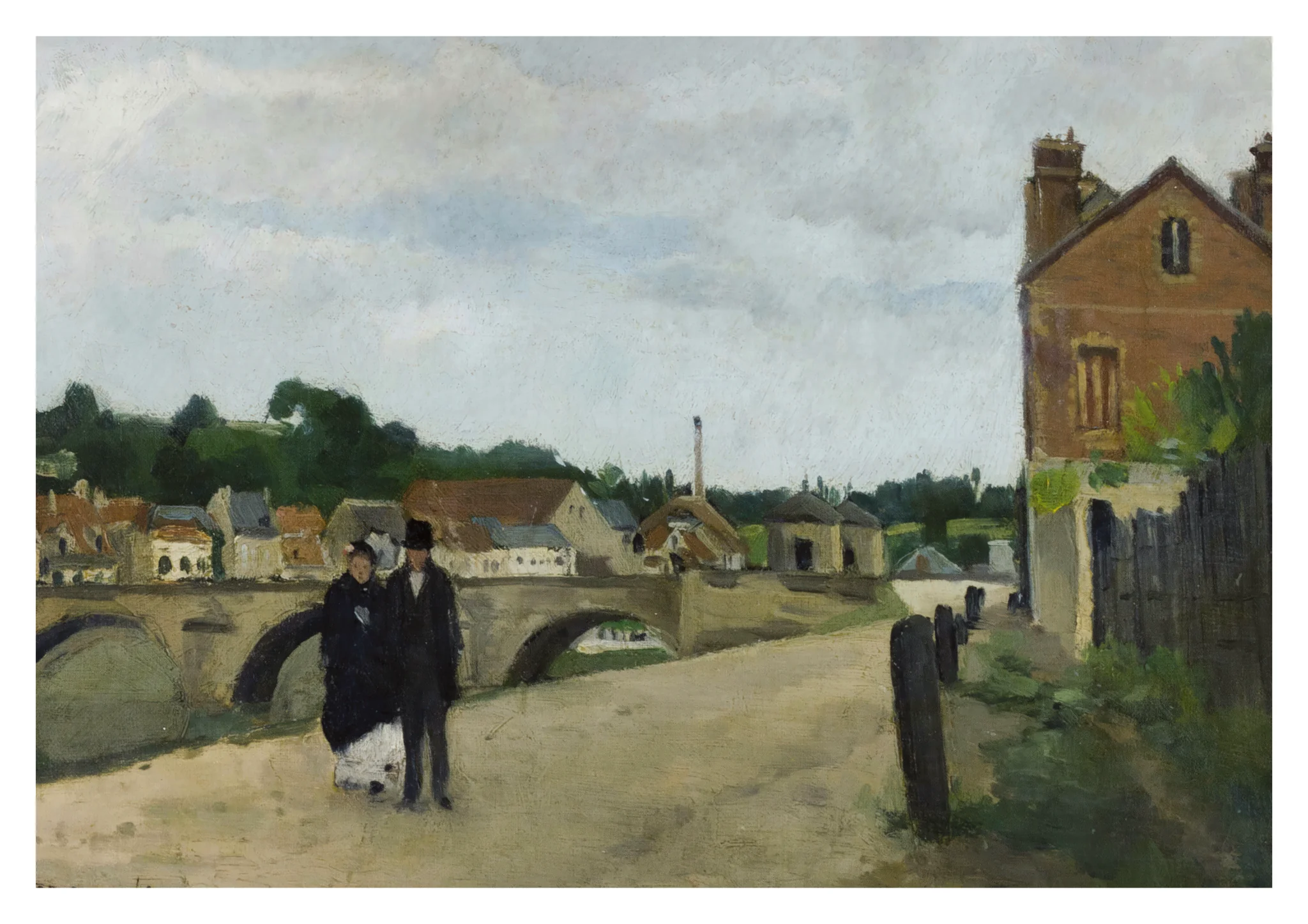The Chemin l'Ecluse and the Pontoise Bridge