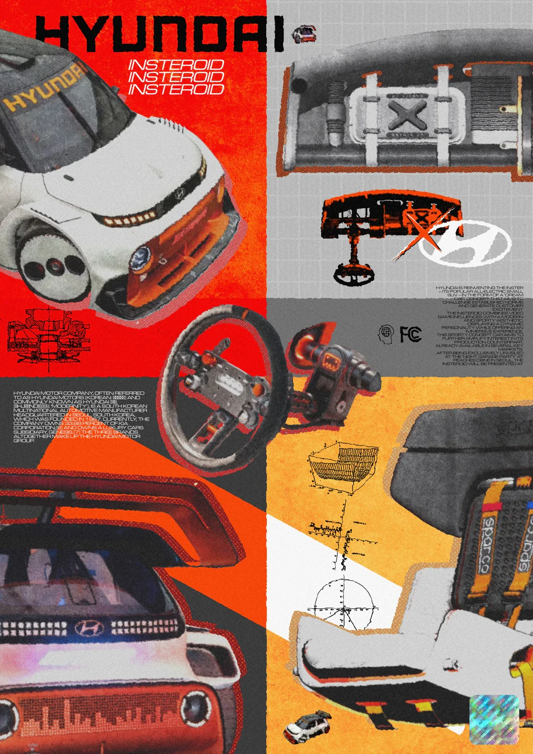 The Futuristic Insteroid Car