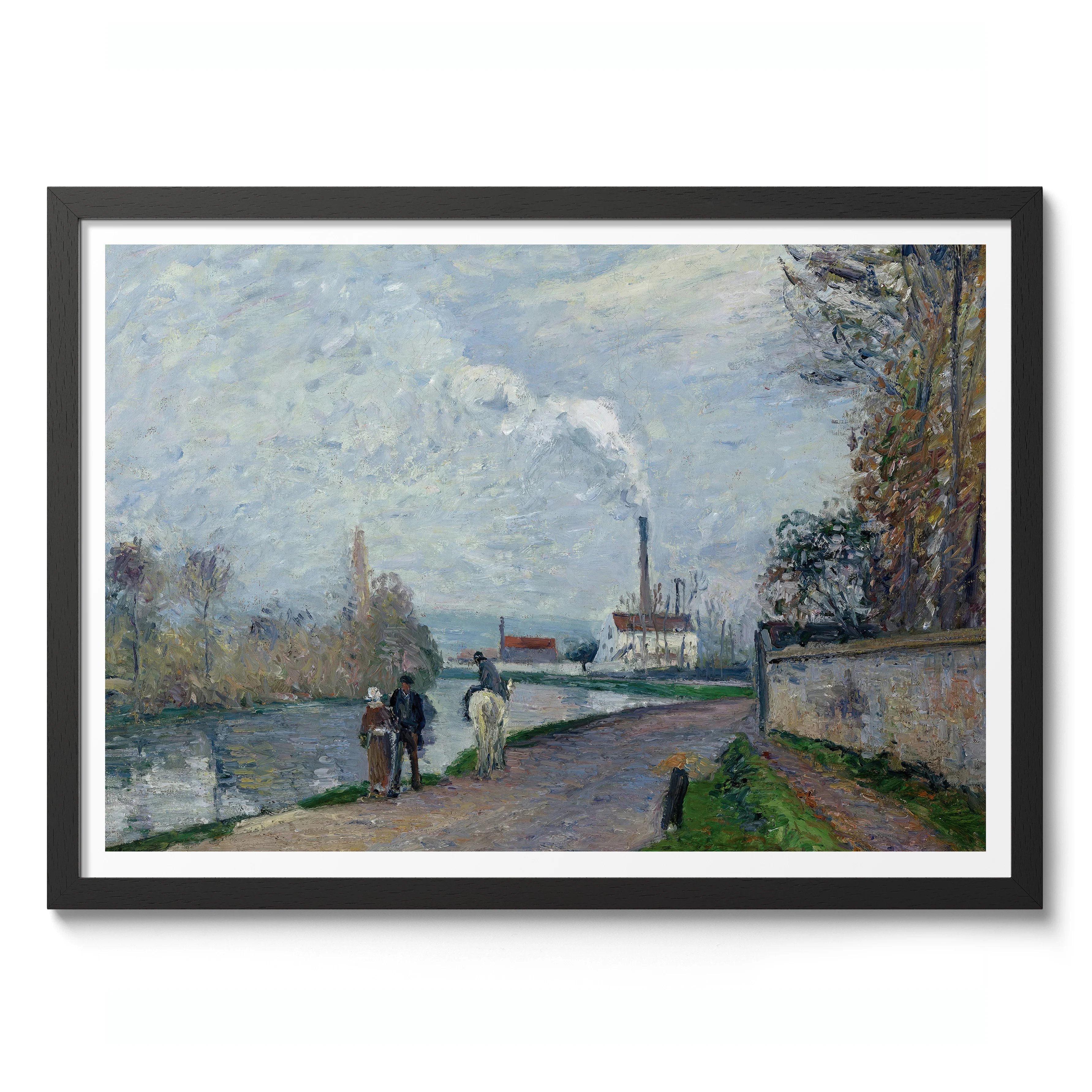 The Oise near Pontoise in Grey Weather - Image 2