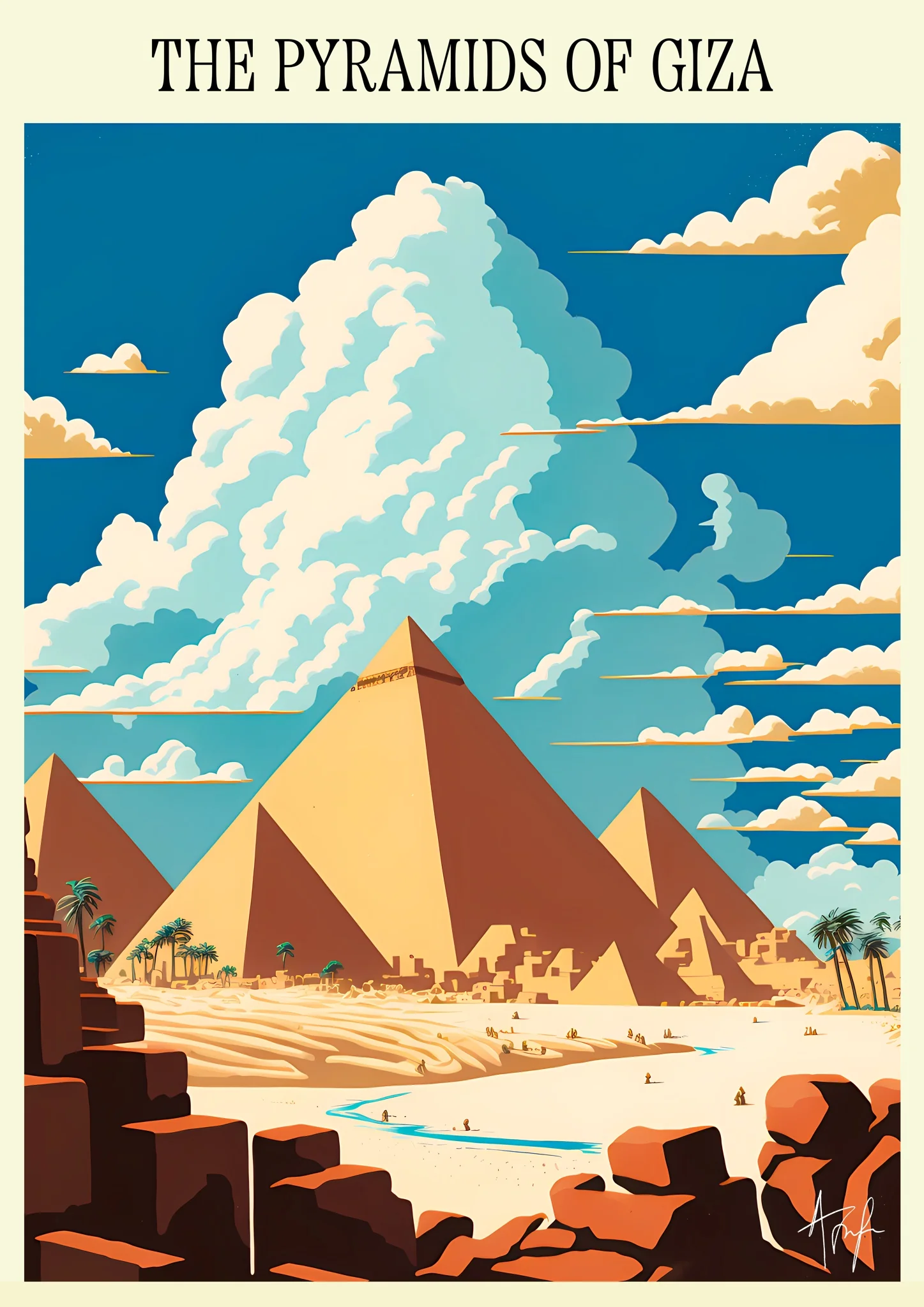 The Pyramids of Giza - Egypt