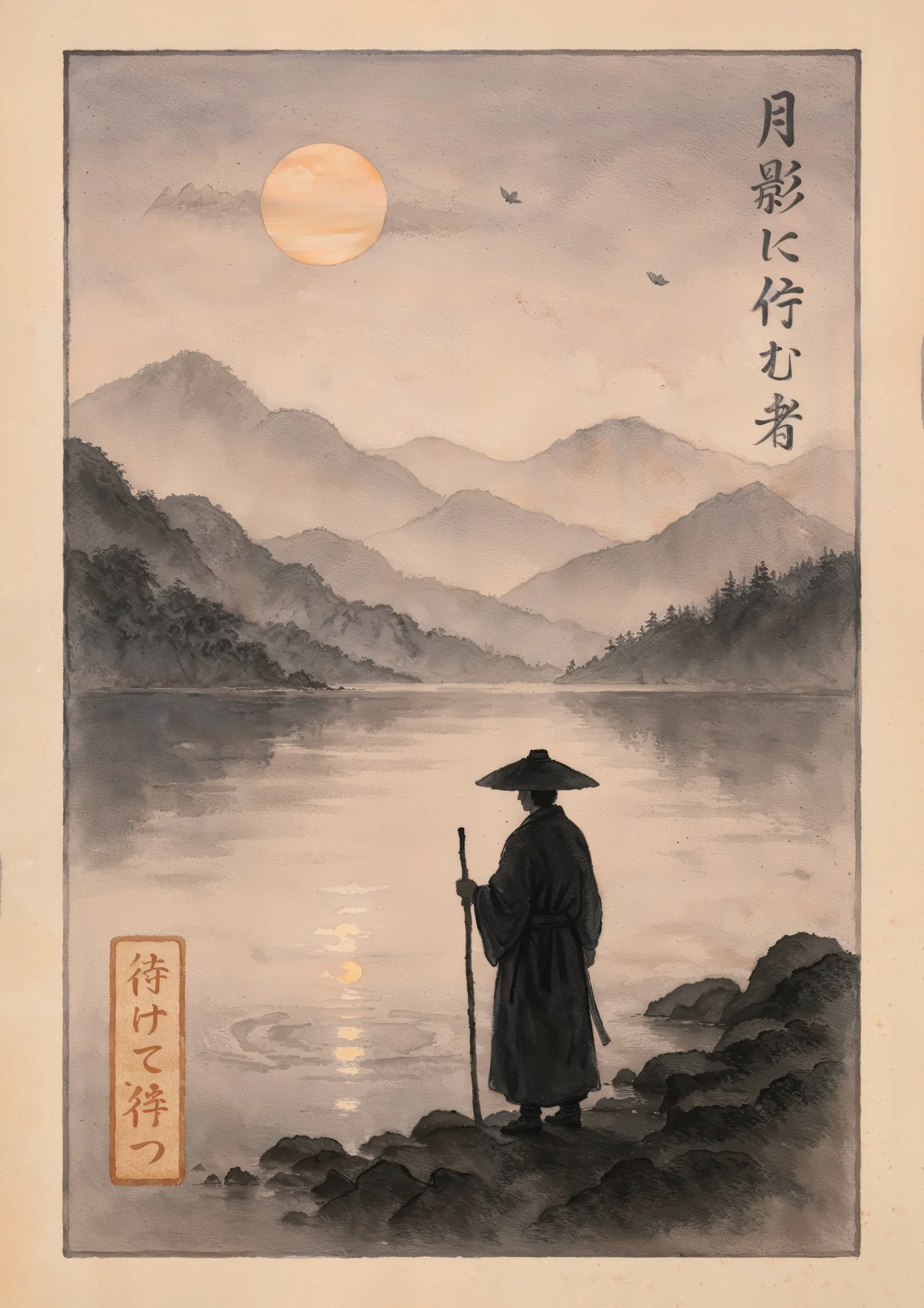 The Wanderer & the Moon