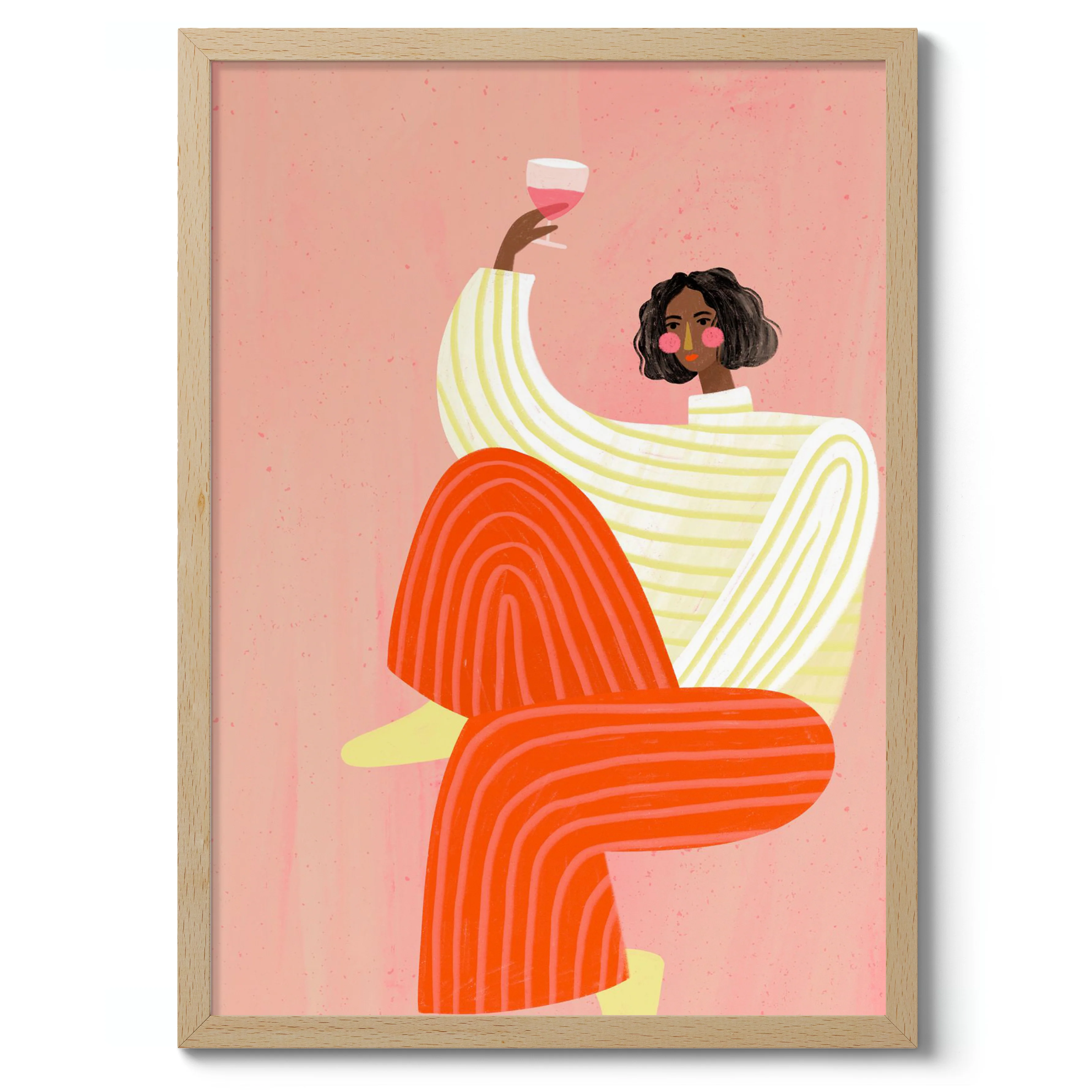 The Woman with the Glass of Wine - Image 3