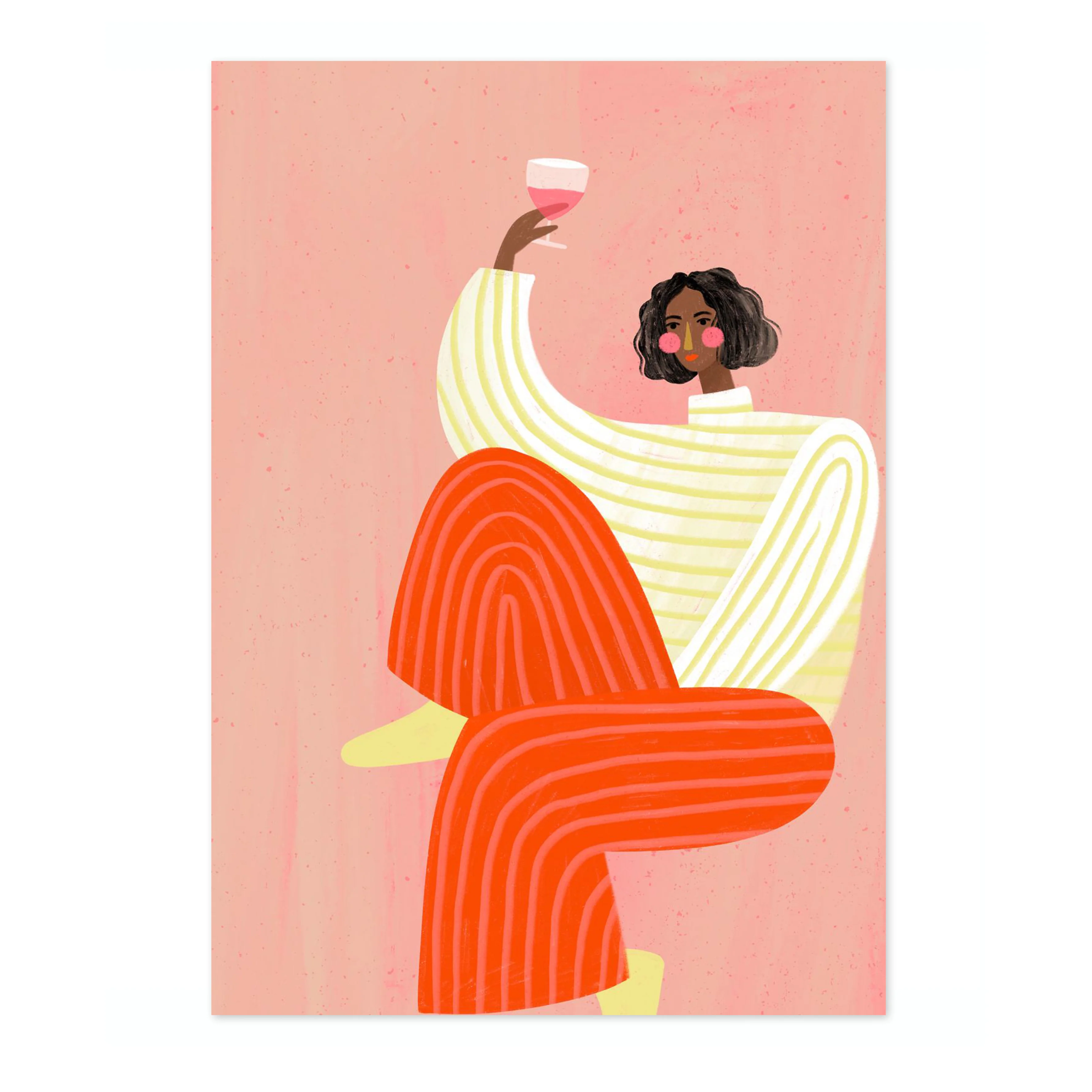 The Woman with the Glass of Wine - Image 4