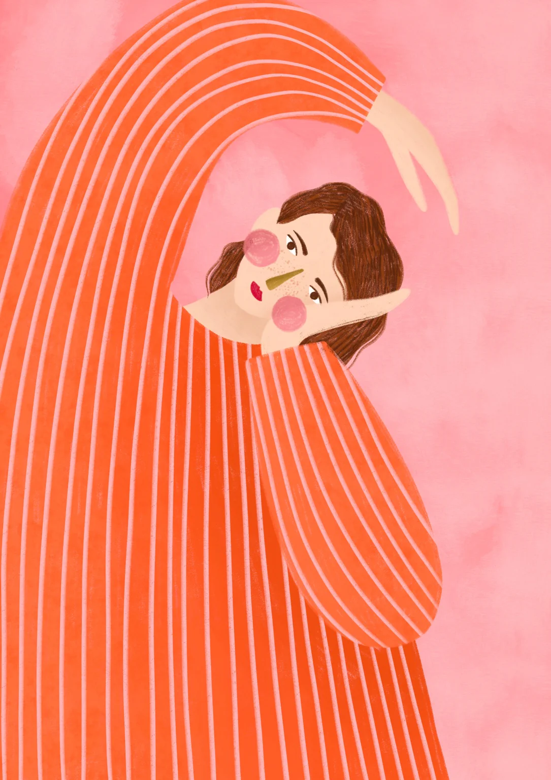 The Woman with the Orange Dress