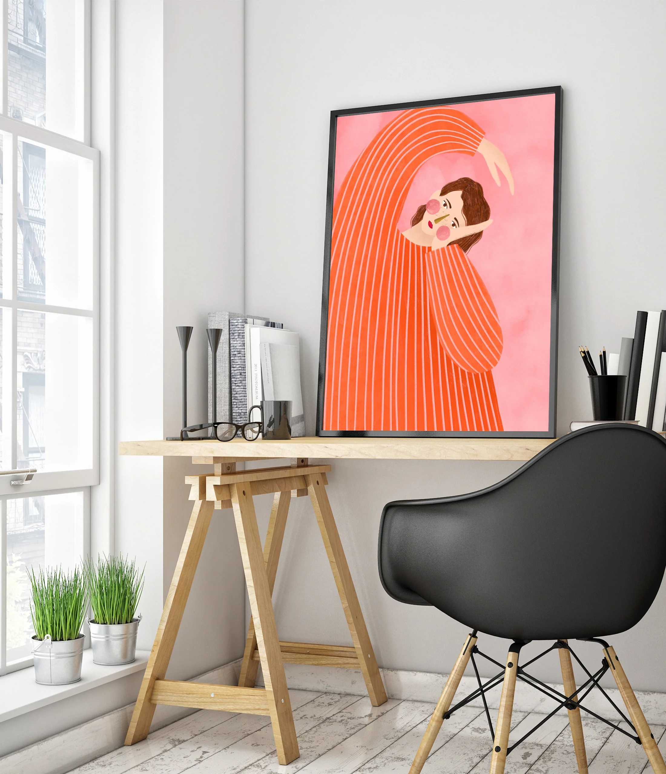 The Woman with the Orange Dress - Image 5