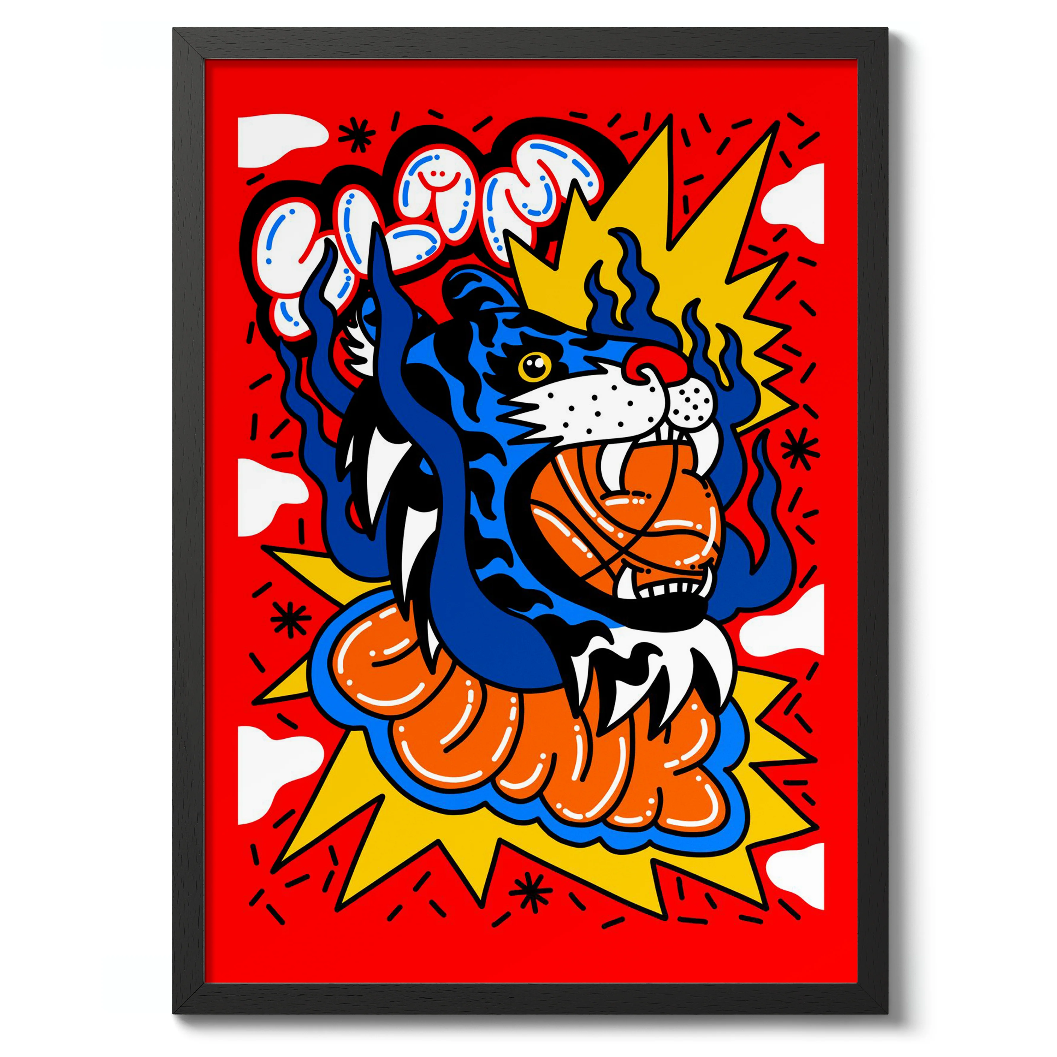 Tiger with Basketball - Image 2