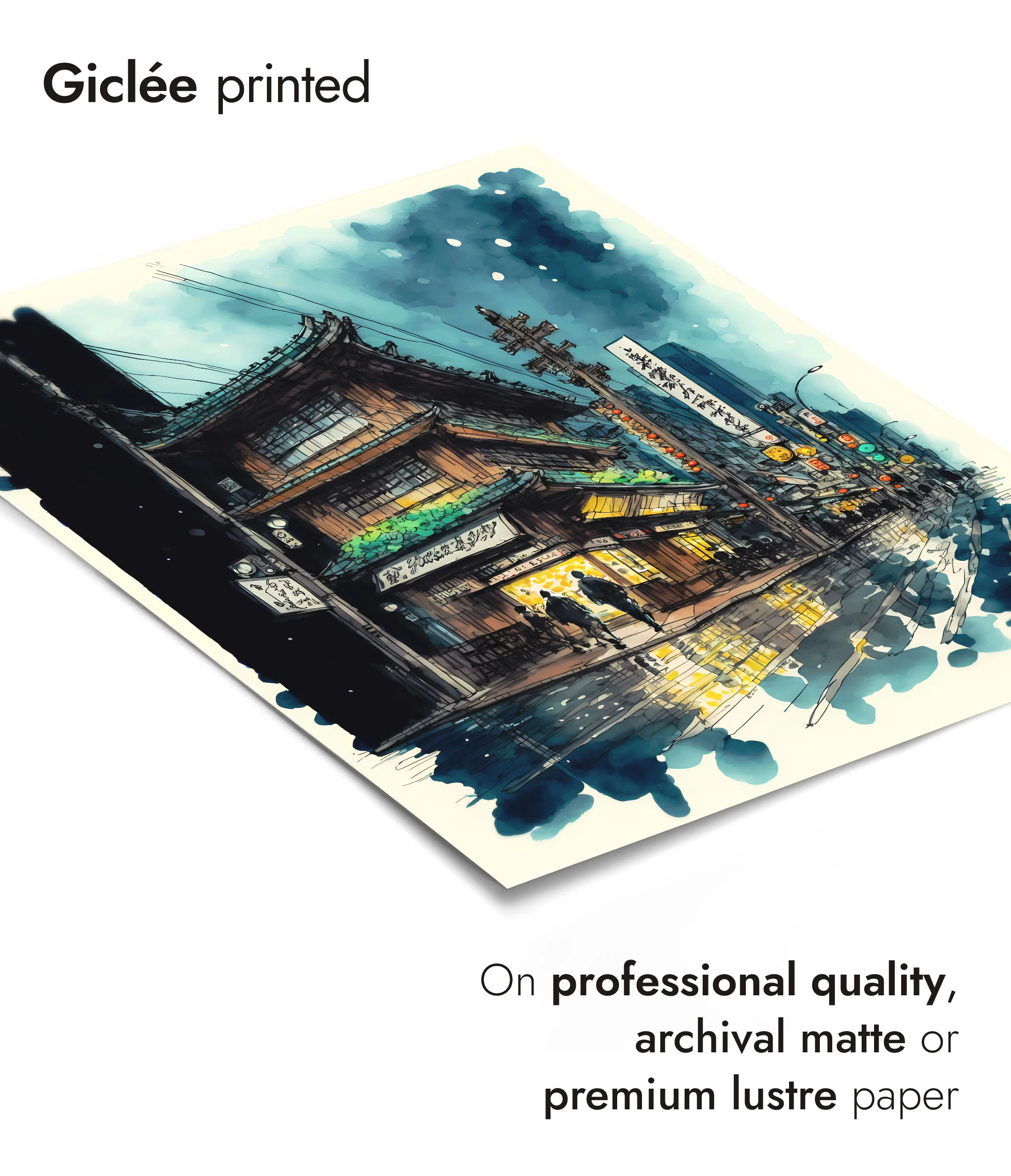 Tokyo Watercolour - Image 6