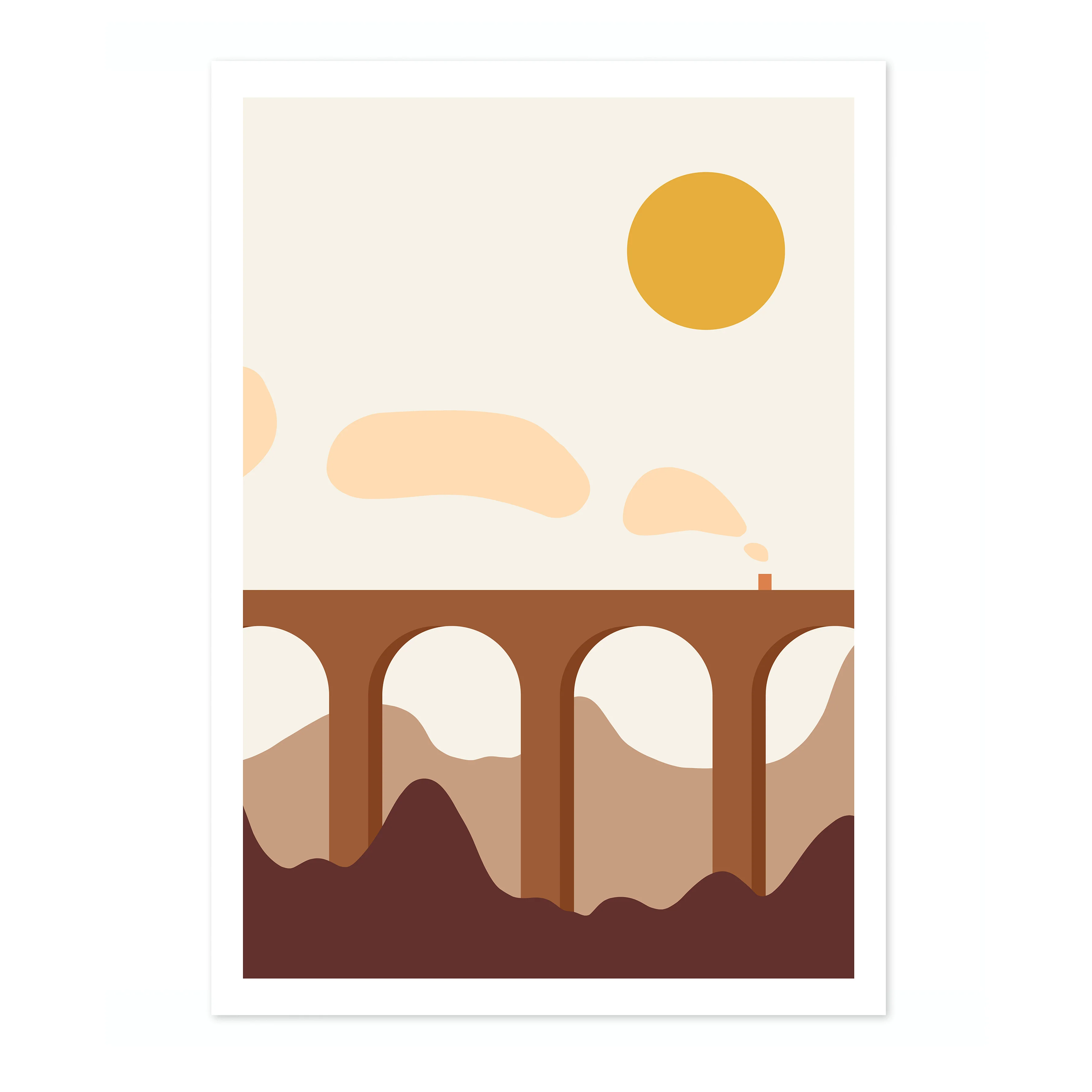 Train on a Bridge - Image 4