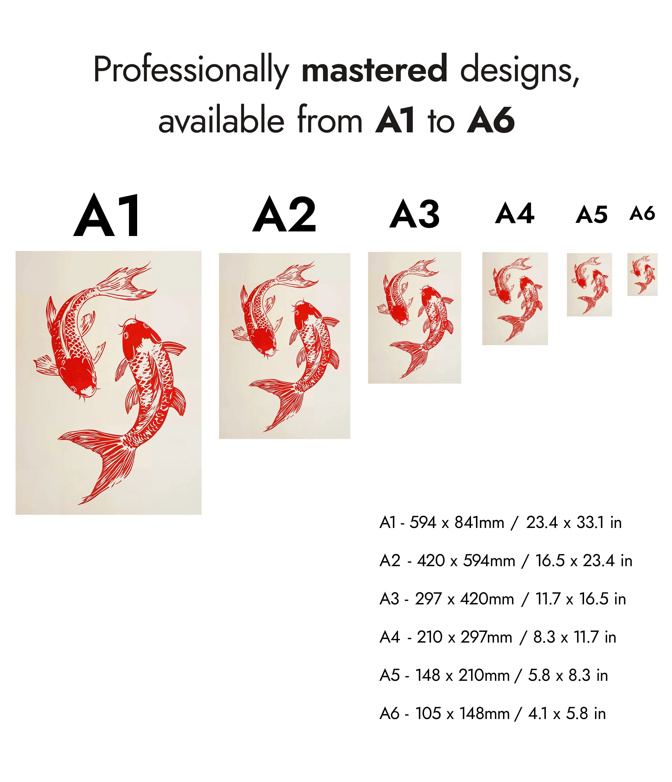Two Koi Fish - Image 8